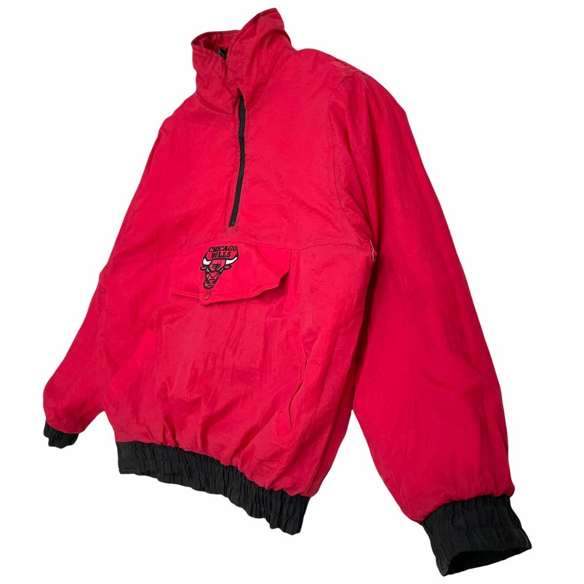 NBA × Pro Player 💥 NBA CHICAGO BULLS REVERSIBLE PUFFER ANORAK JACKET Size US L / EU 52-54 / 3 - 7 Thumbnail