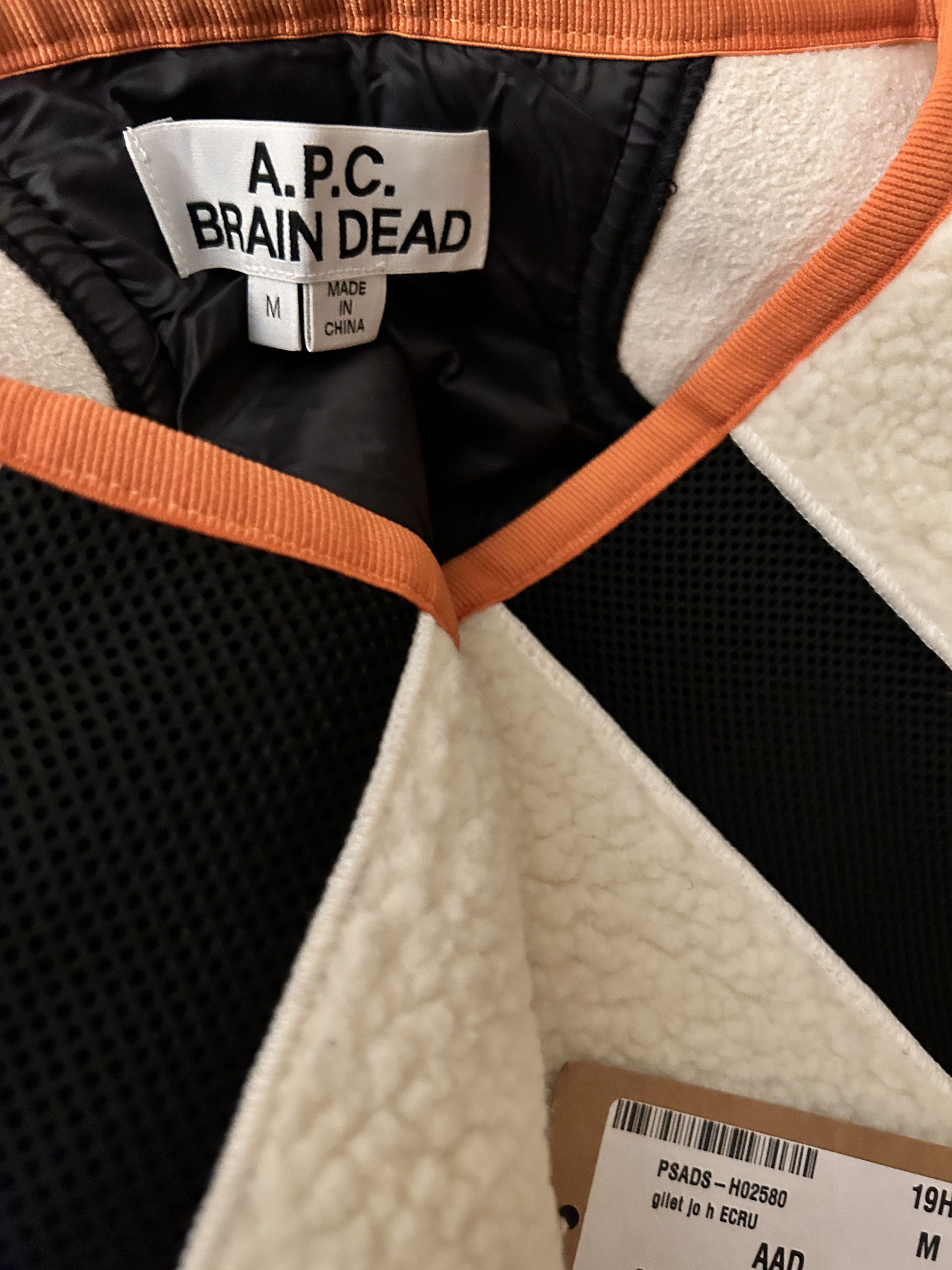 A.P.C. × Brain Dead Brain Dead APC Jo Gilet (ERCO) Fleece Sherpa Size US M / EU 48-50 / 2 - 5 Thumbnail
