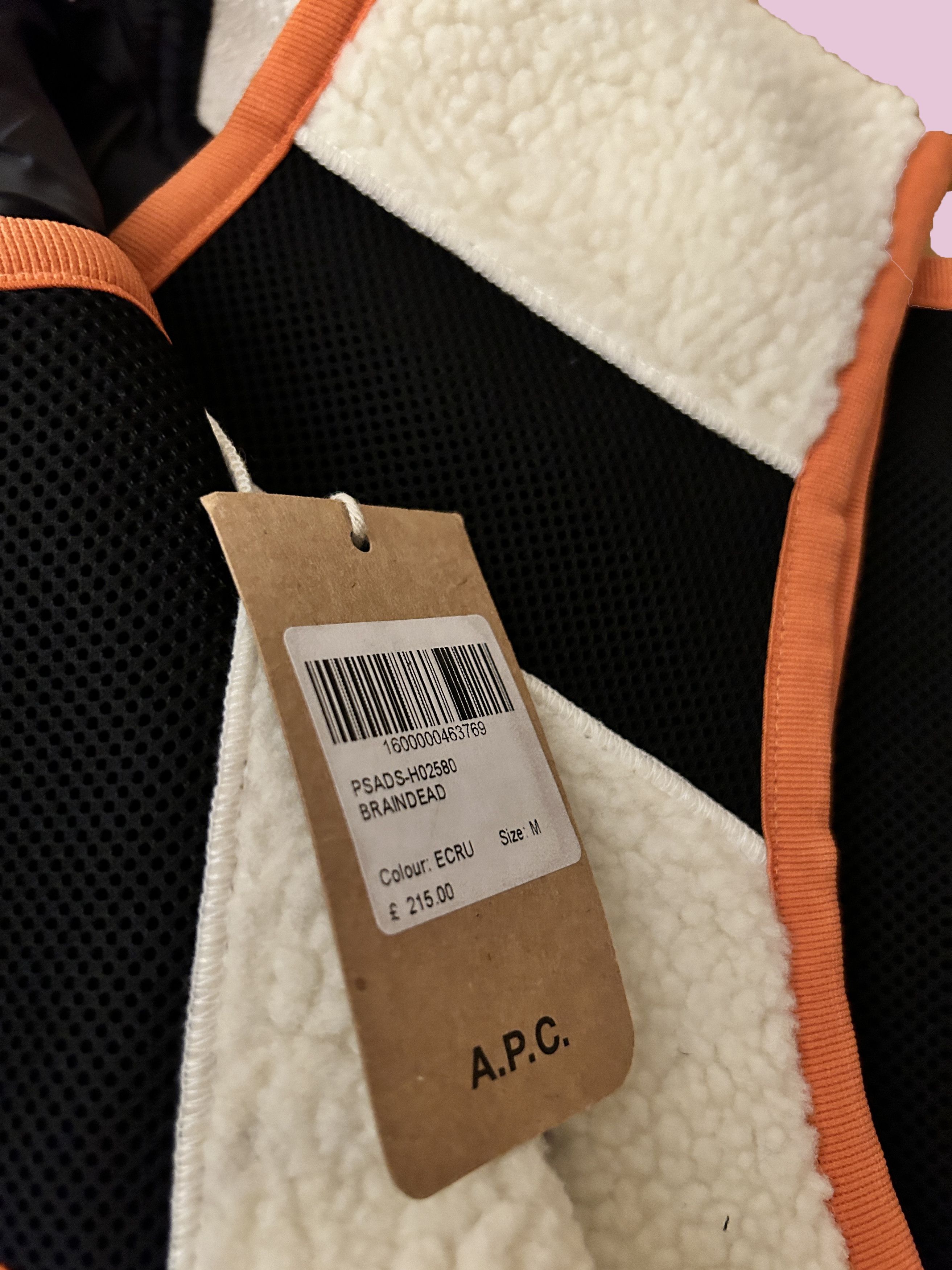 A.P.C. × Brain Dead Brain Dead APC Jo Gilet (ERCO) Fleece Sherpa Size US M / EU 48-50 / 2 - 4 Thumbnail
