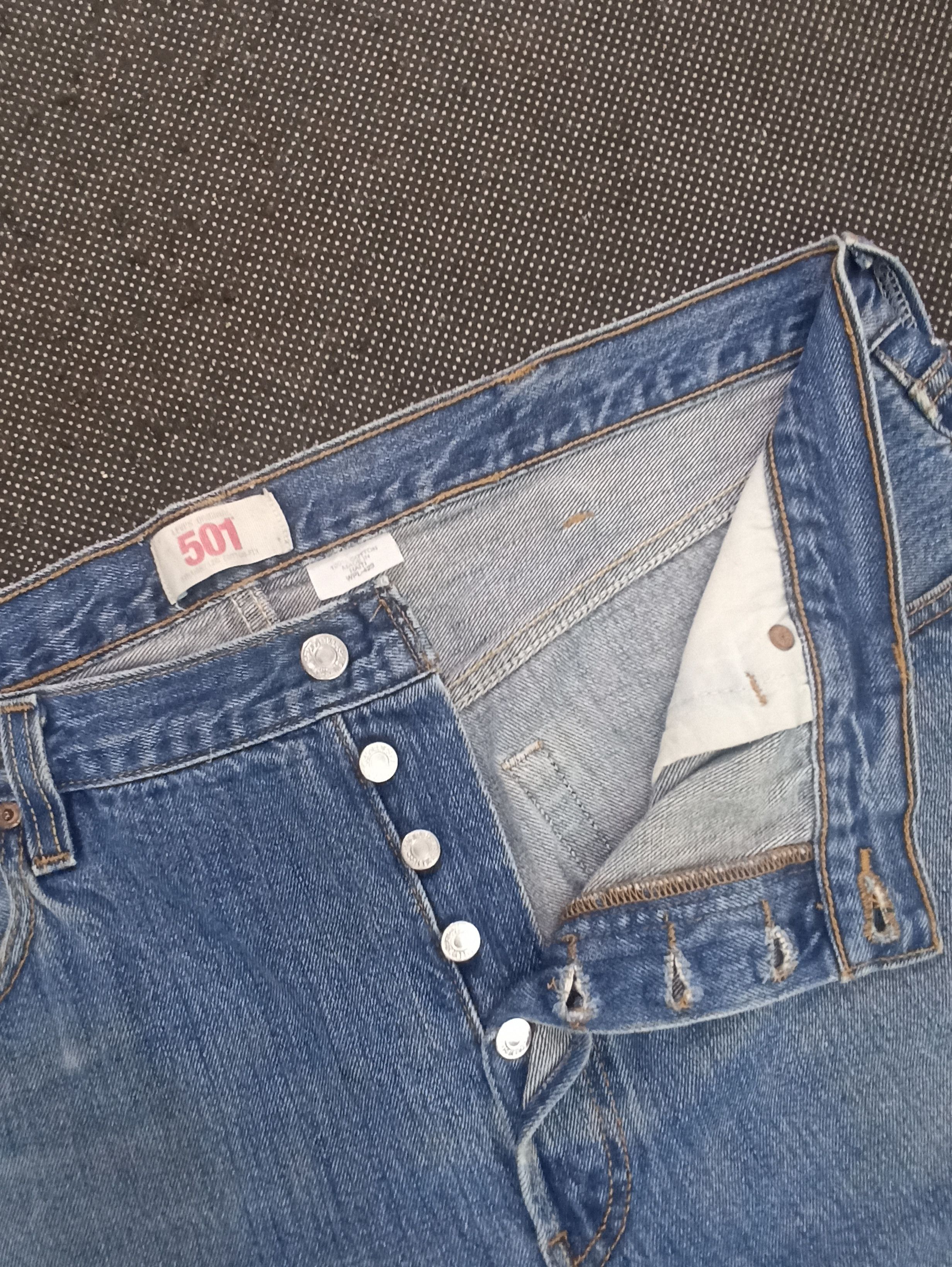 Levi's × Vintage VINTAGE LEVIS 501 CROPPED BLUE JEANS - J300 Size US 40 / EU 56 - 3 Thumbnail
