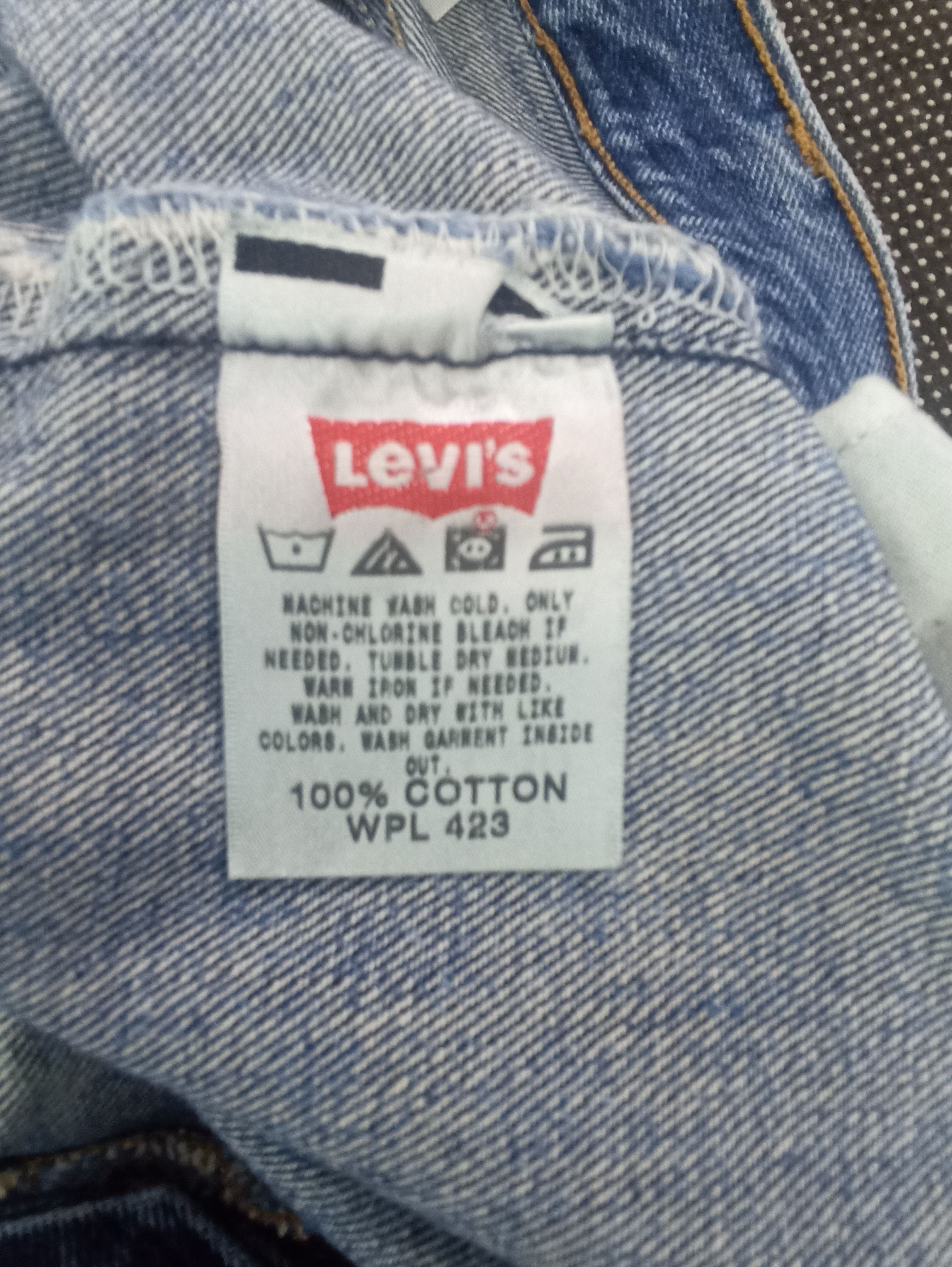 Levi's × Vintage VINTAGE LEVIS 501 CROPPED BLUE JEANS - J300 Size US 40 / EU 56 - 6 Thumbnail