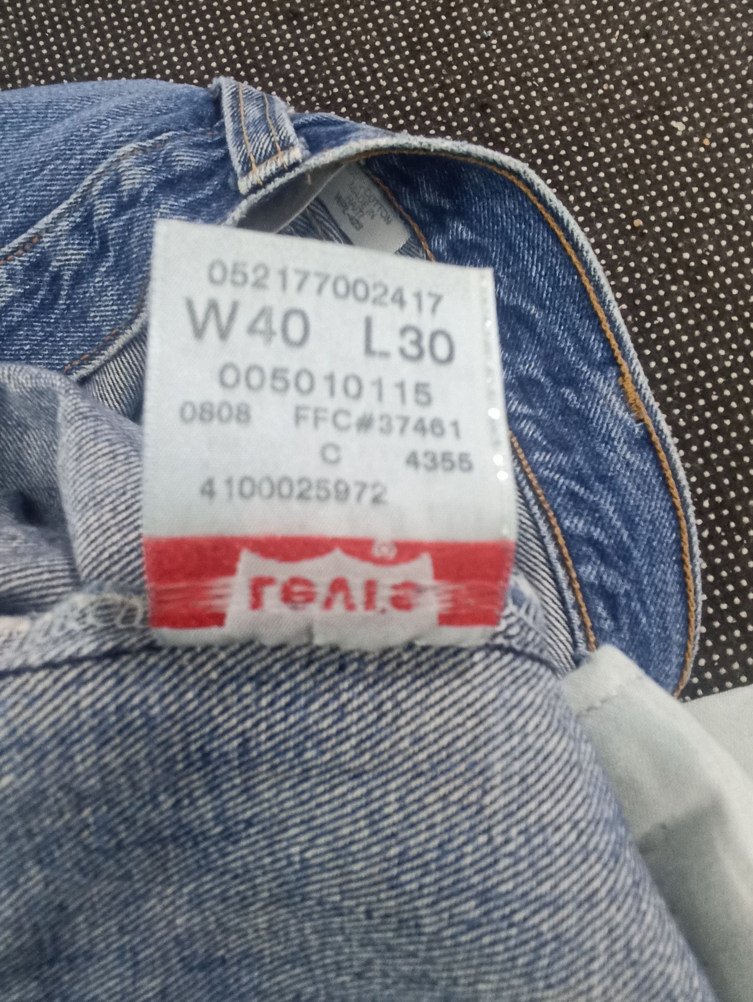Levi's × Vintage VINTAGE LEVIS 501 CROPPED BLUE JEANS - J300 Size US 40 / EU 56 - 7 Thumbnail