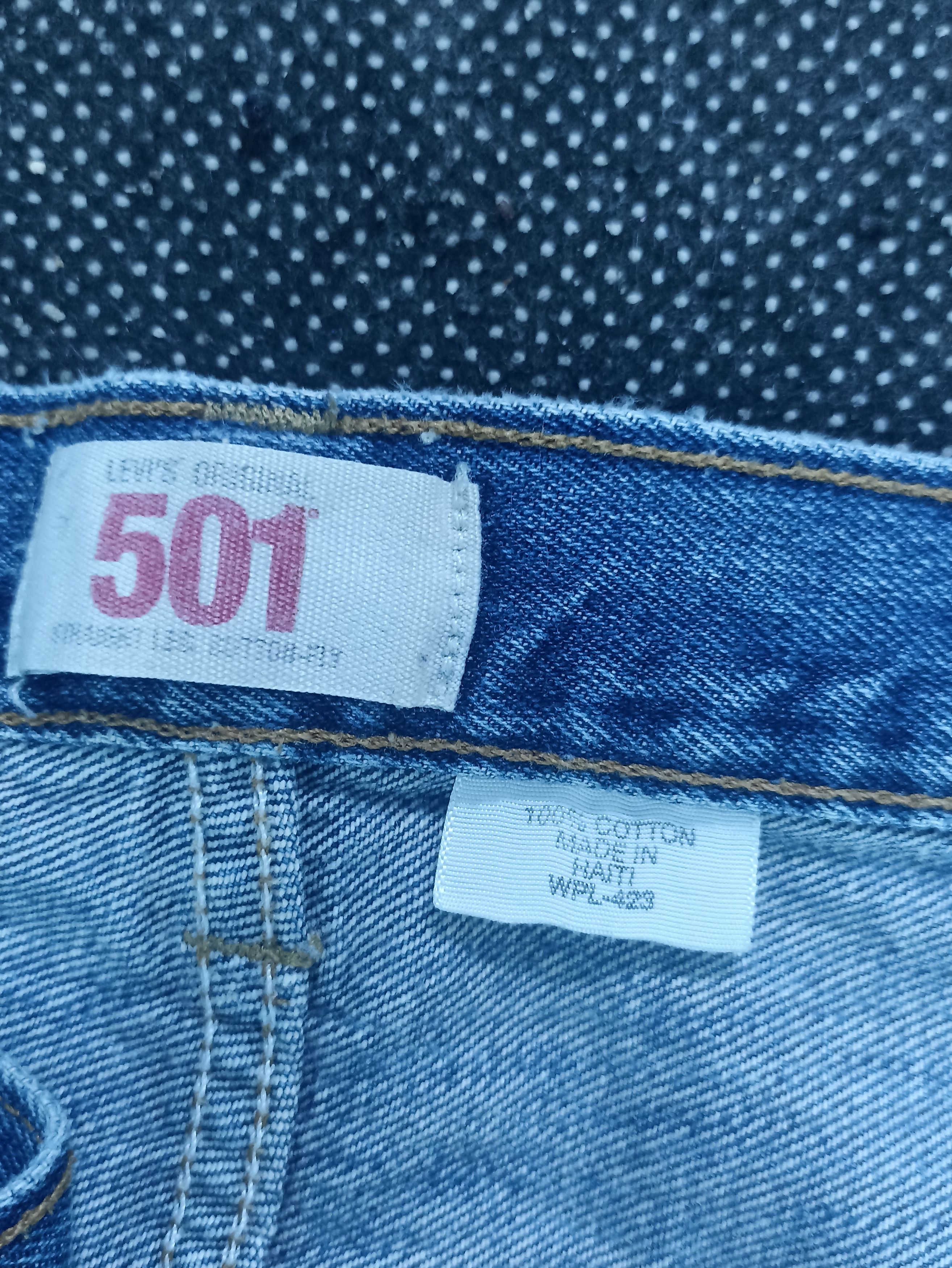 Levi's × Vintage VINTAGE LEVIS 501 CROPPED BLUE JEANS - J300 Size US 40 / EU 56 - 5 Thumbnail