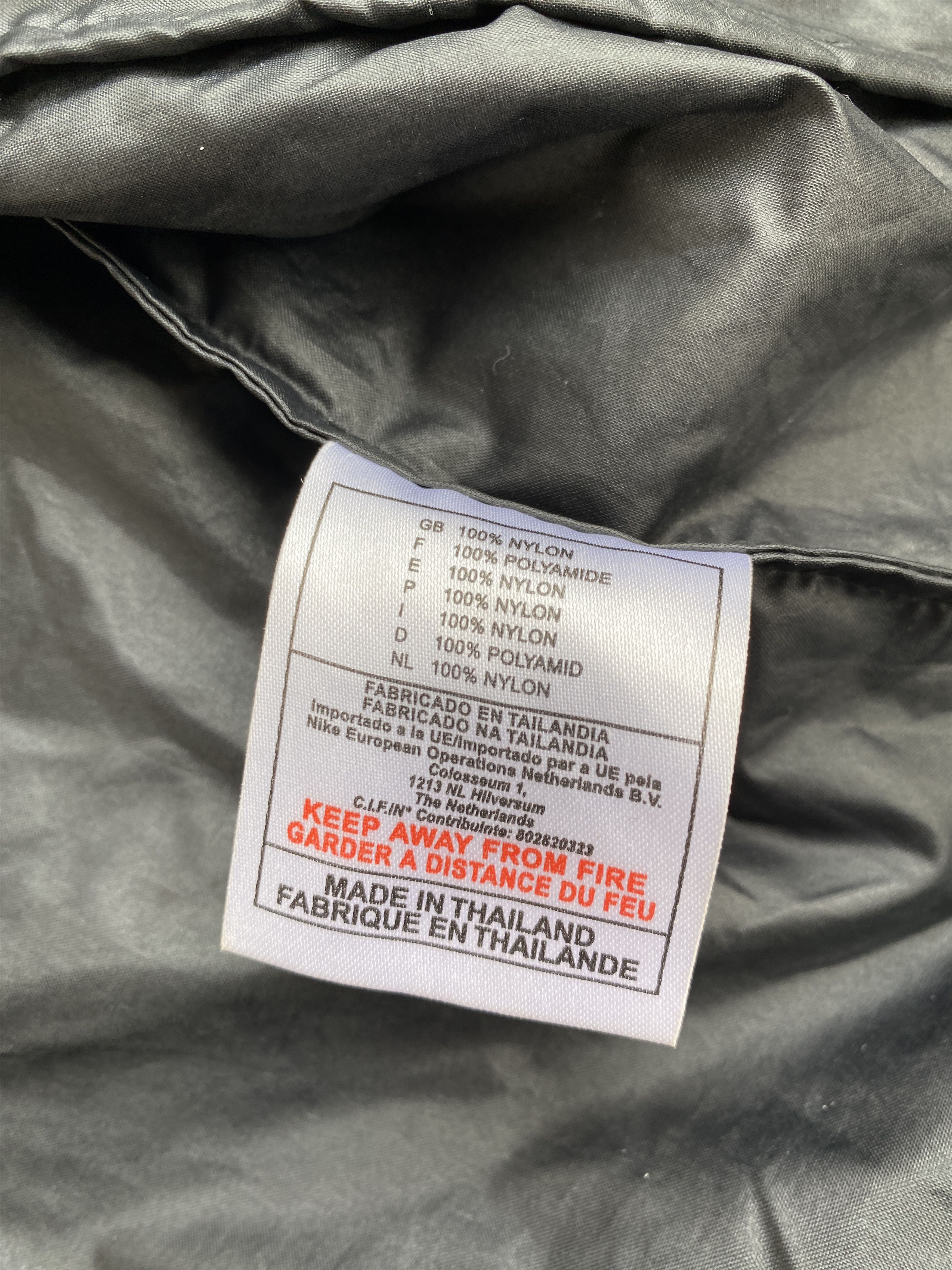 Nike Vintage Y2K Nike Nylon Drill Track Jacket Mini Swoosh Size US XL / EU 56 / 4 - 10 Thumbnail