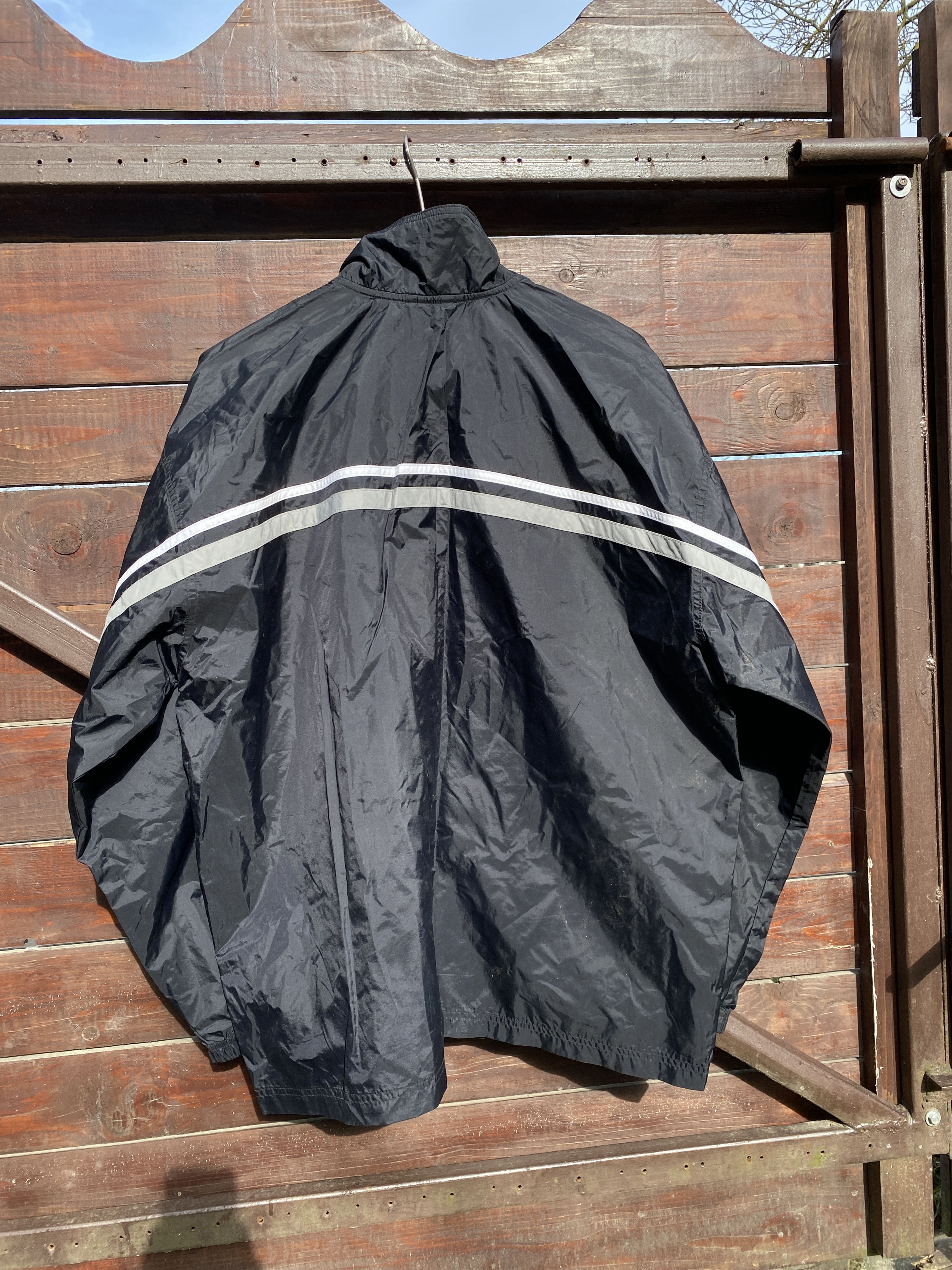 Nike Vintage Y2K Nike Nylon Drill Track Jacket Mini Swoosh Size US XL / EU 56 / 4 - 5 Thumbnail