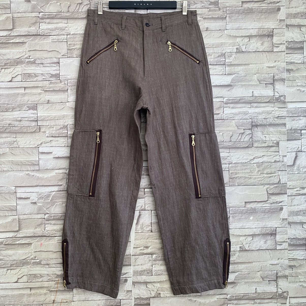 Japanese Brand Japanese FRO inc Zipper Cargo Pants Baloon Size US 33 - 3 Thumbnail