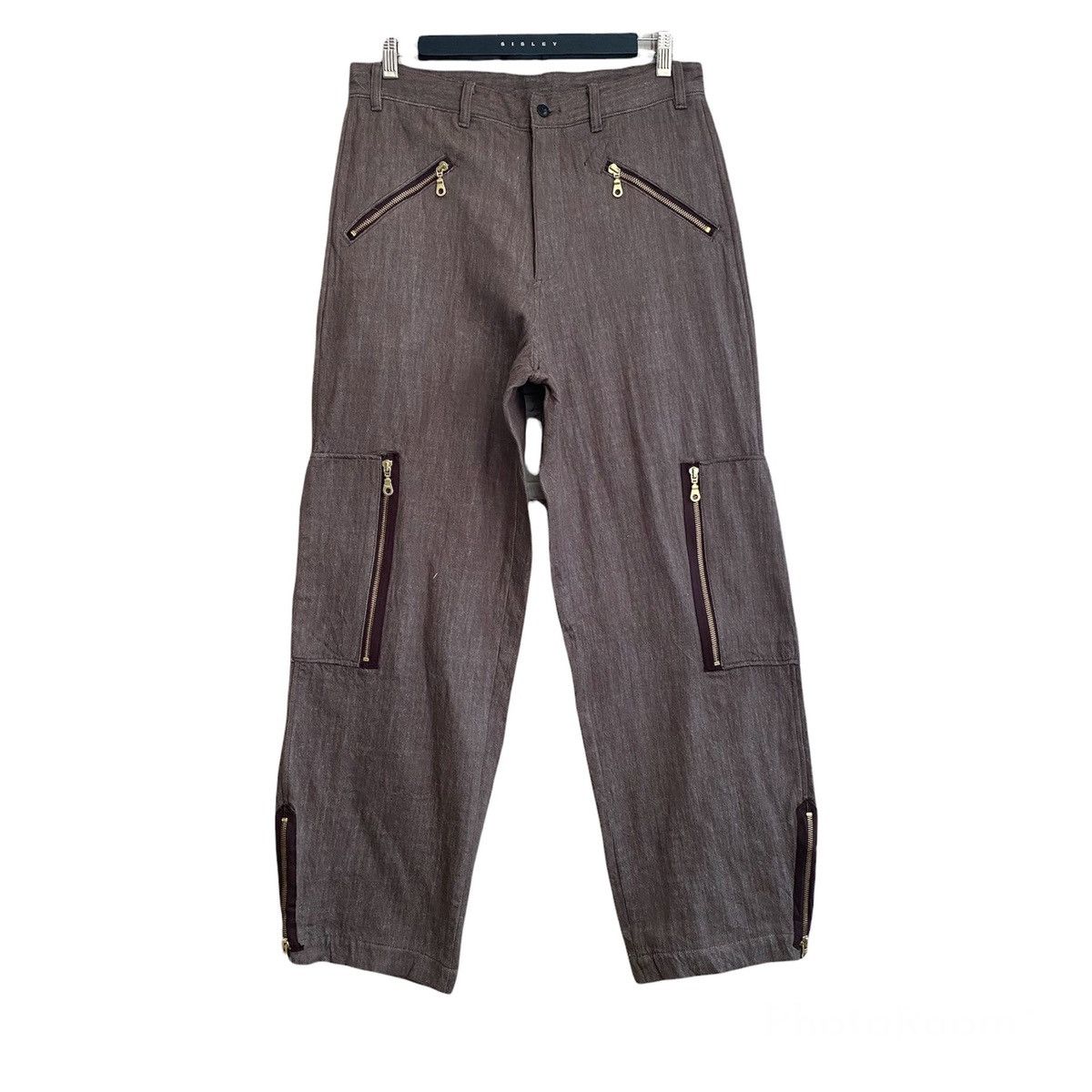 Japanese Brand Japanese FRO inc Zipper Cargo Pants Baloon Size US 33 - 1 Thumbnail