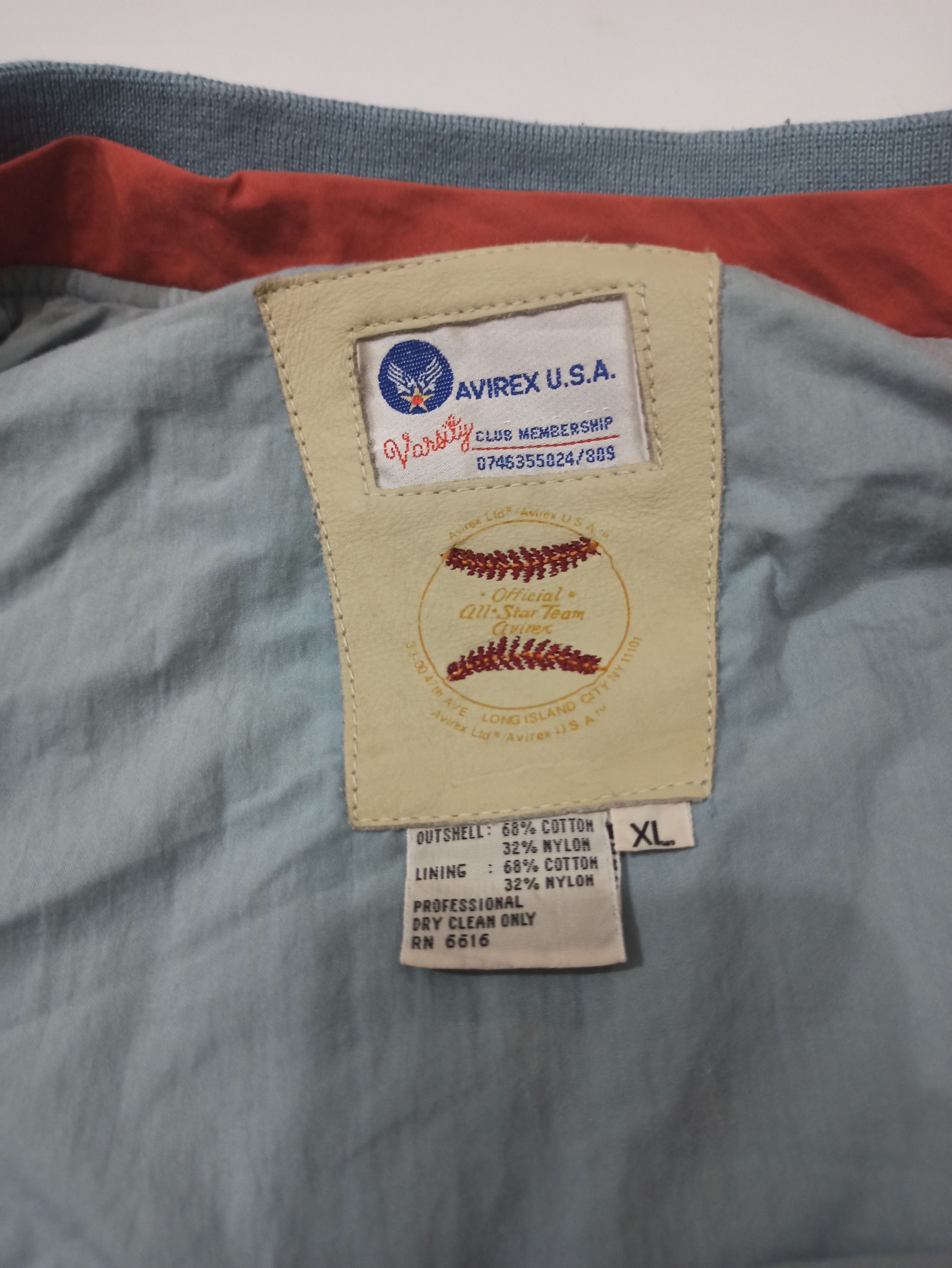 Avirex Vintage 90s Avirex USA Baseball Varsity Jacket Size US XL / EU 56 / 4 - 8 Thumbnail