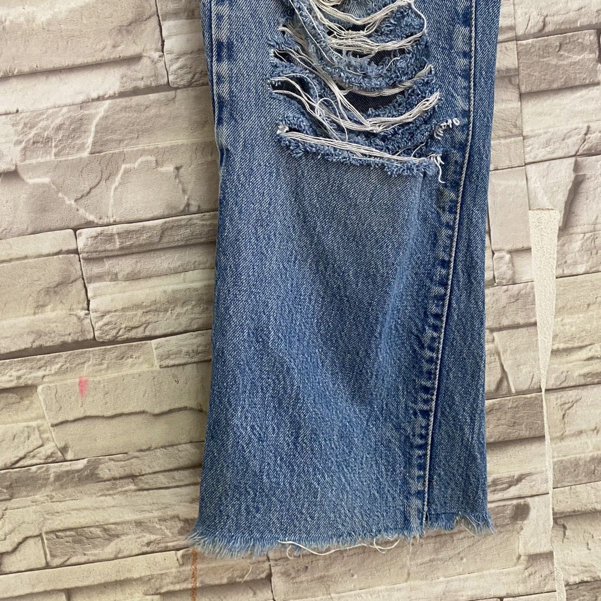 Levi's Vintage 80s Levis 501 Redline Thrashed Jeans Size US 32 / EU 48 - 12 Thumbnail