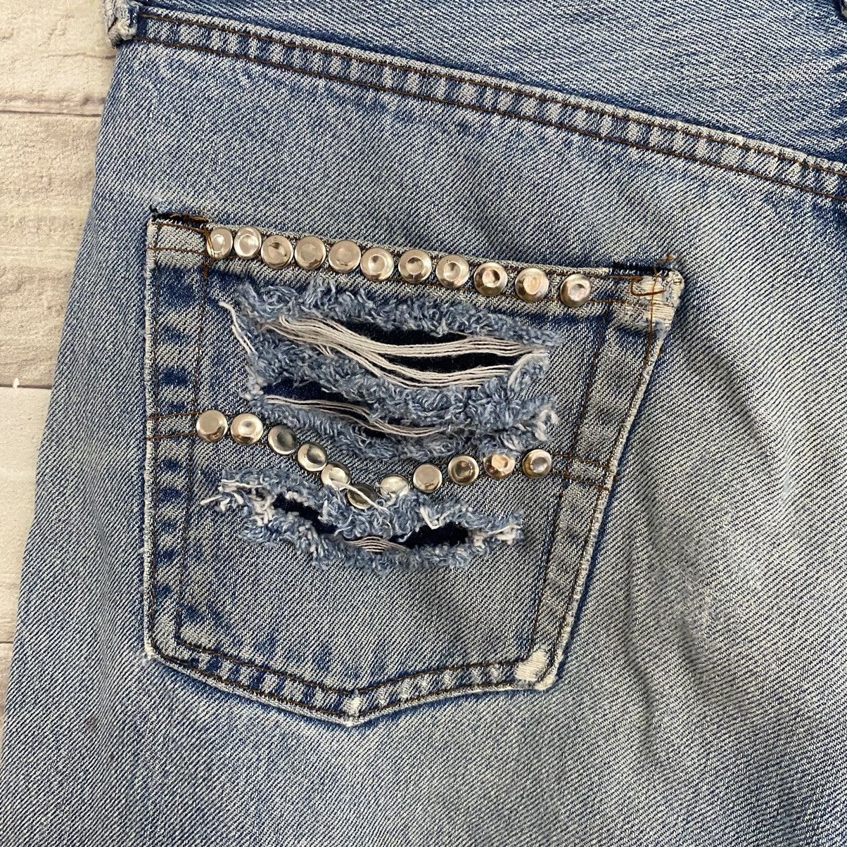 Levi's Vintage 80s Levis 501 Redline Thrashed Jeans Size US 32 / EU 48 - 18 Thumbnail