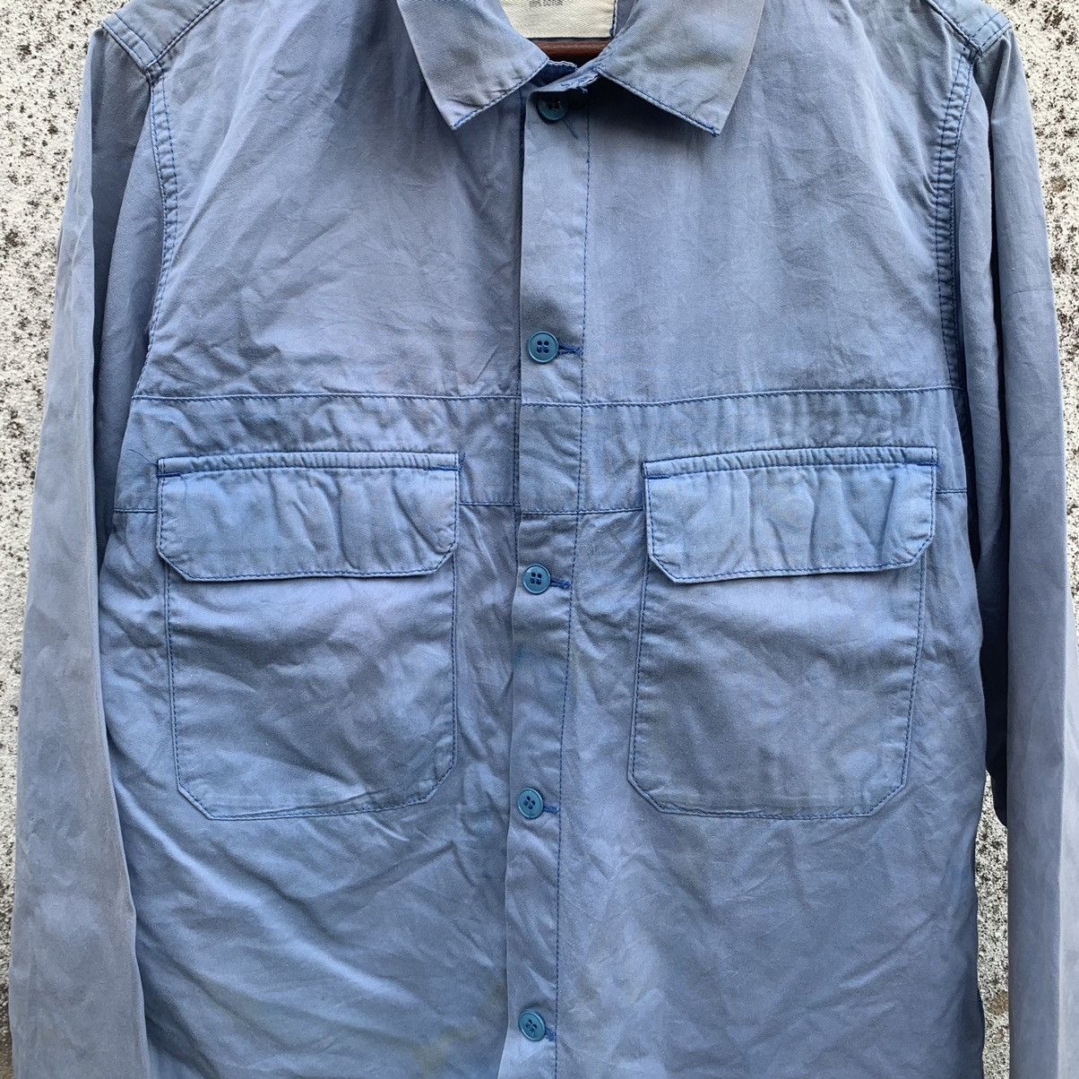 Issey Miyake × Zucca 💥GRAILS💥ZUCCA TRAVAIL BUTTON UPS FADED ISSEY MIYAKE SHIRTS Size US S / EU 44-46 / 1 - 5 Thumbnail