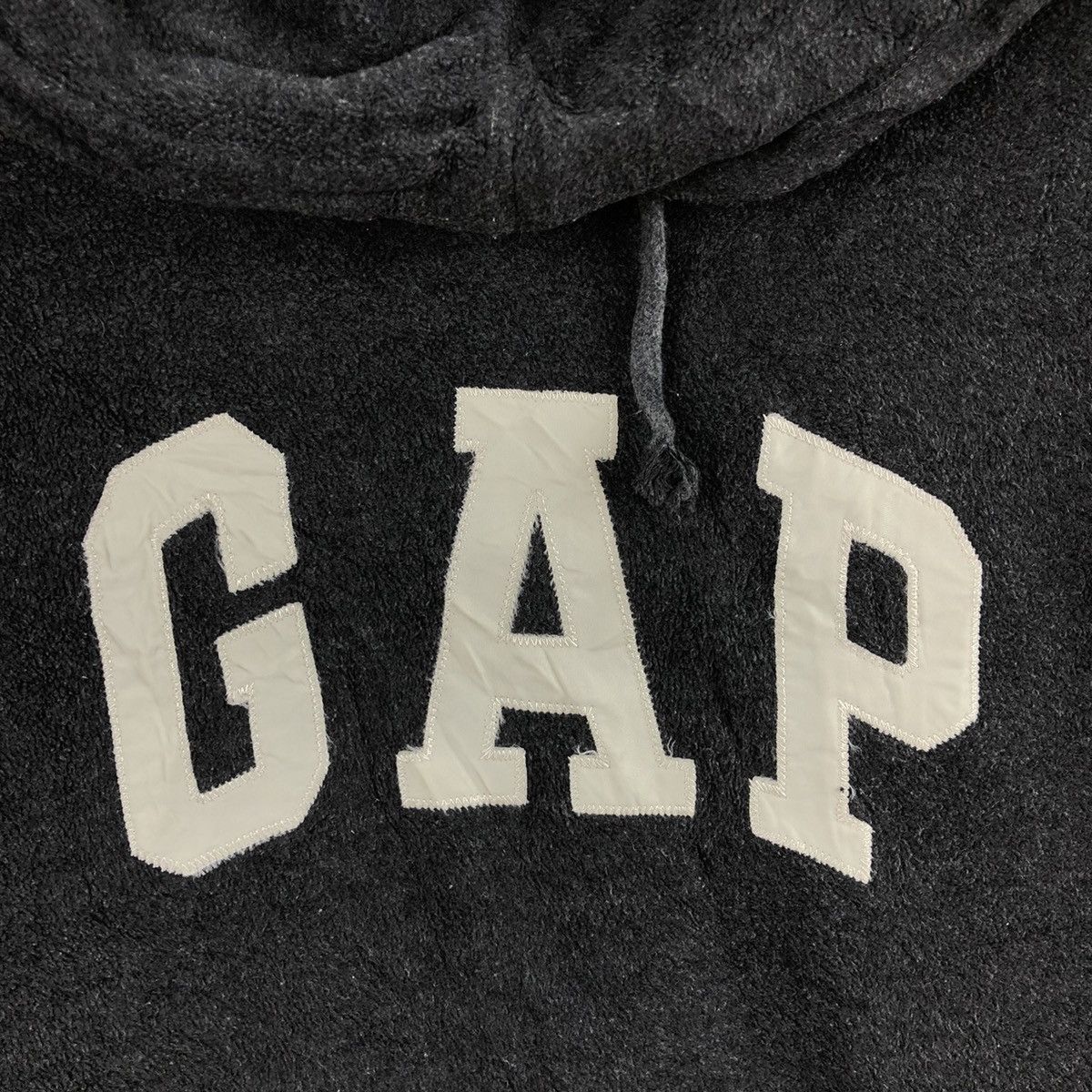Gap Vintage GAP Fleece Hoodies Big Logo Embroidered Pullover Size US L / EU 52-54 / 3 - 3 Thumbnail