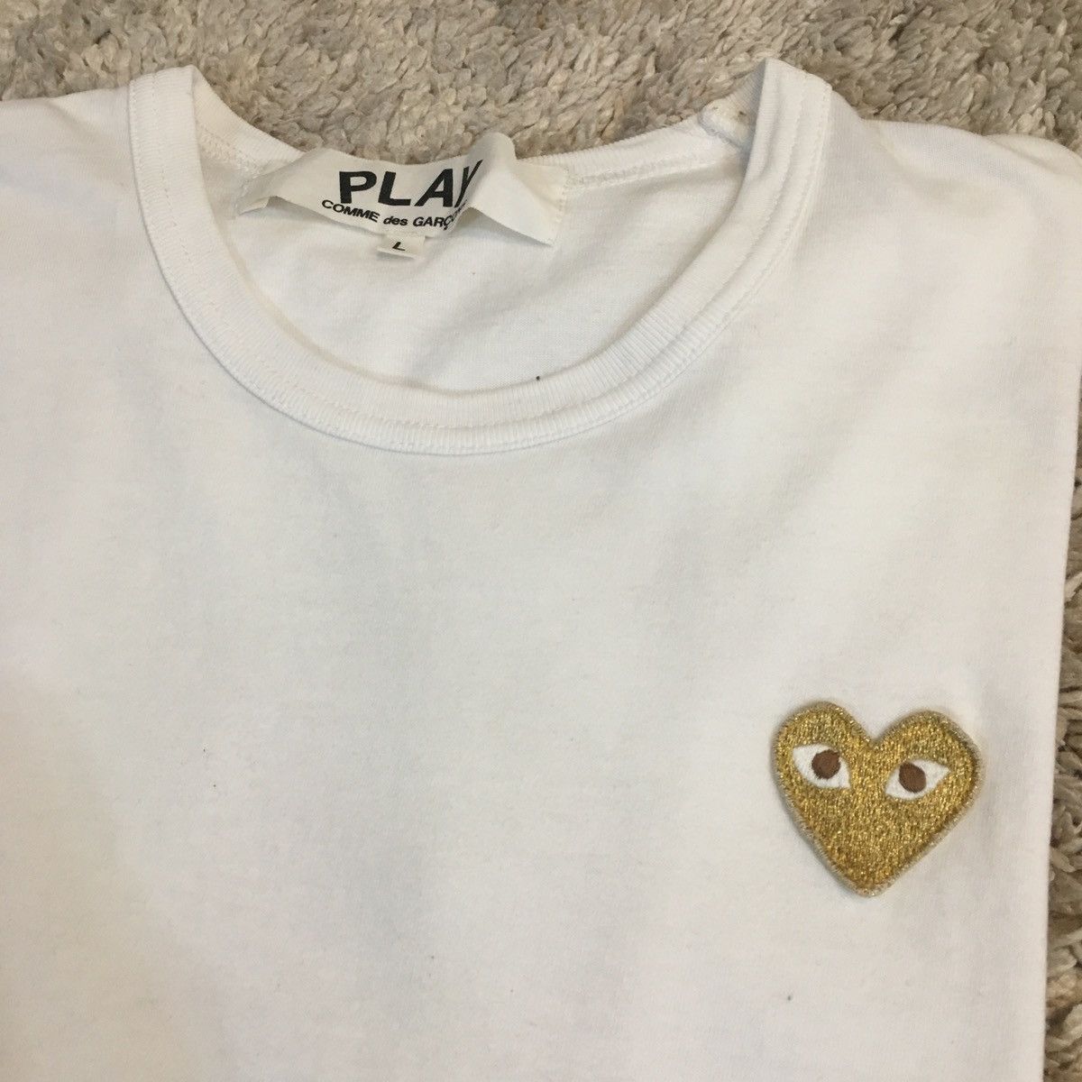 Comme des Garcons Play Single Love Tee