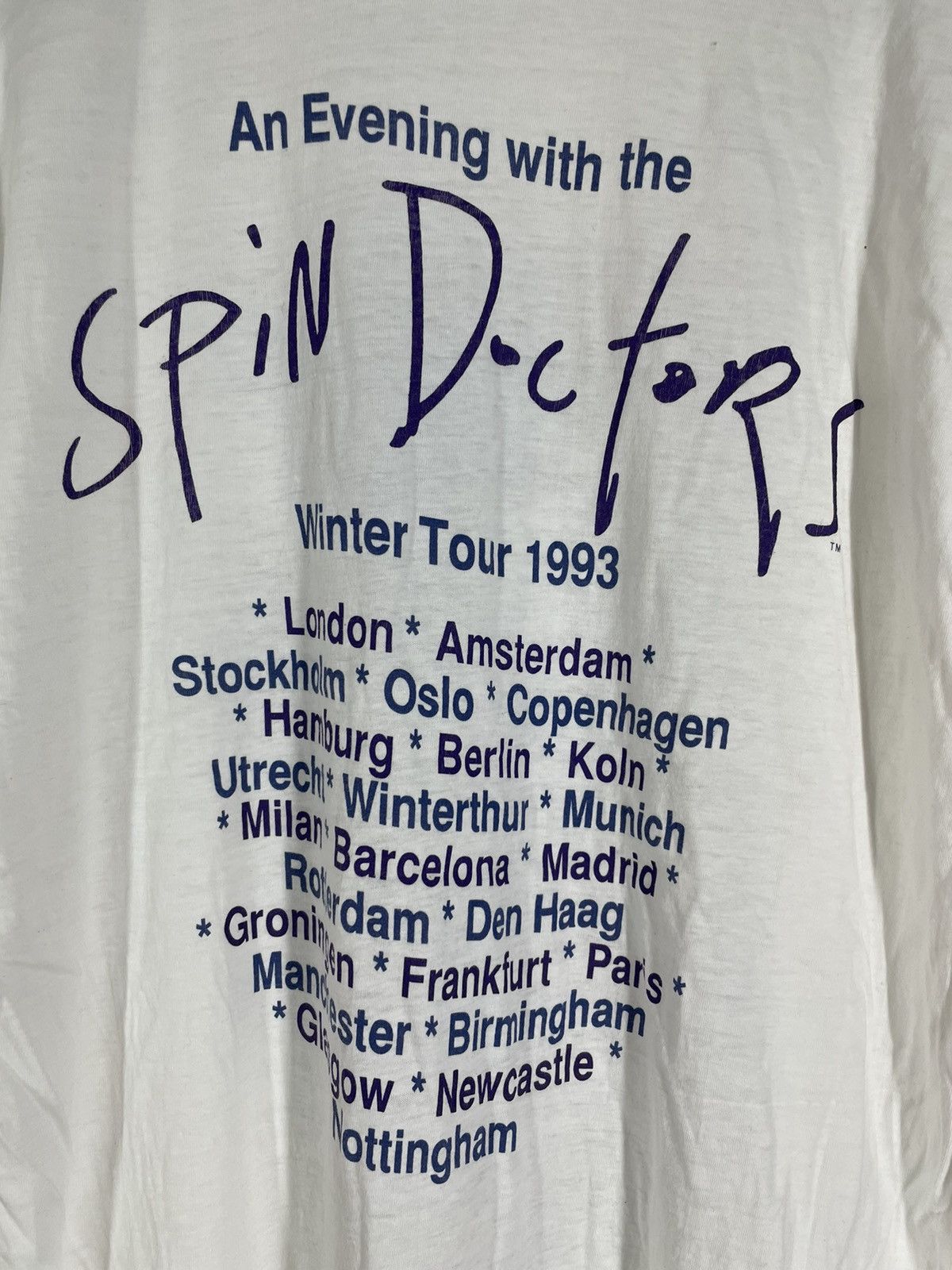 Band Tees Vintage 90s Spin Doctors Pocket Full Of Kryptonite Tour Tee Size US XL / EU 56 / 4 - 5 Thumbnail