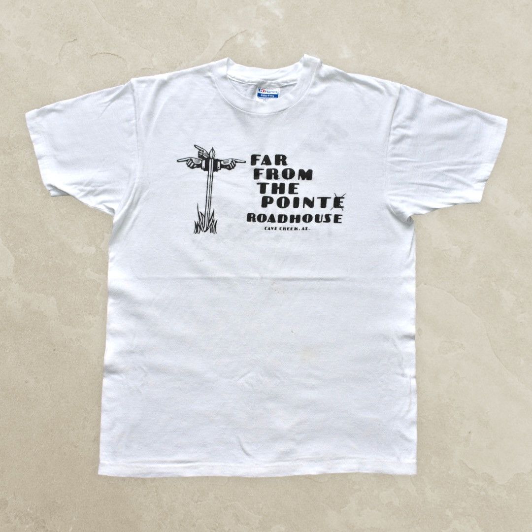Vintage Vintage 90s ‘Far From the Pointe Roadhouse’ T-Shirt (L) Size US L / EU 52-54 / 3 - 1 Thumbnail