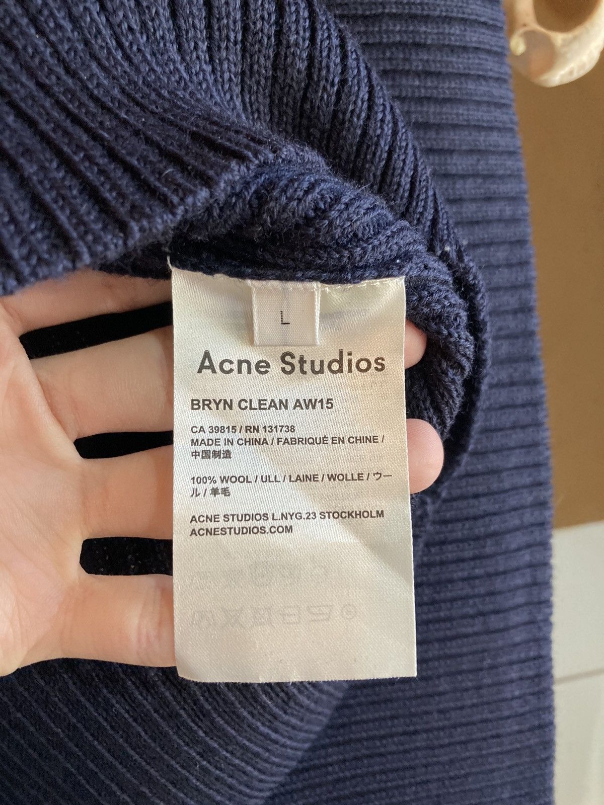 Acne Studios Acne studios turtleneck sweater AW15 Size L / US 10 / IT 46 - 3 Thumbnail