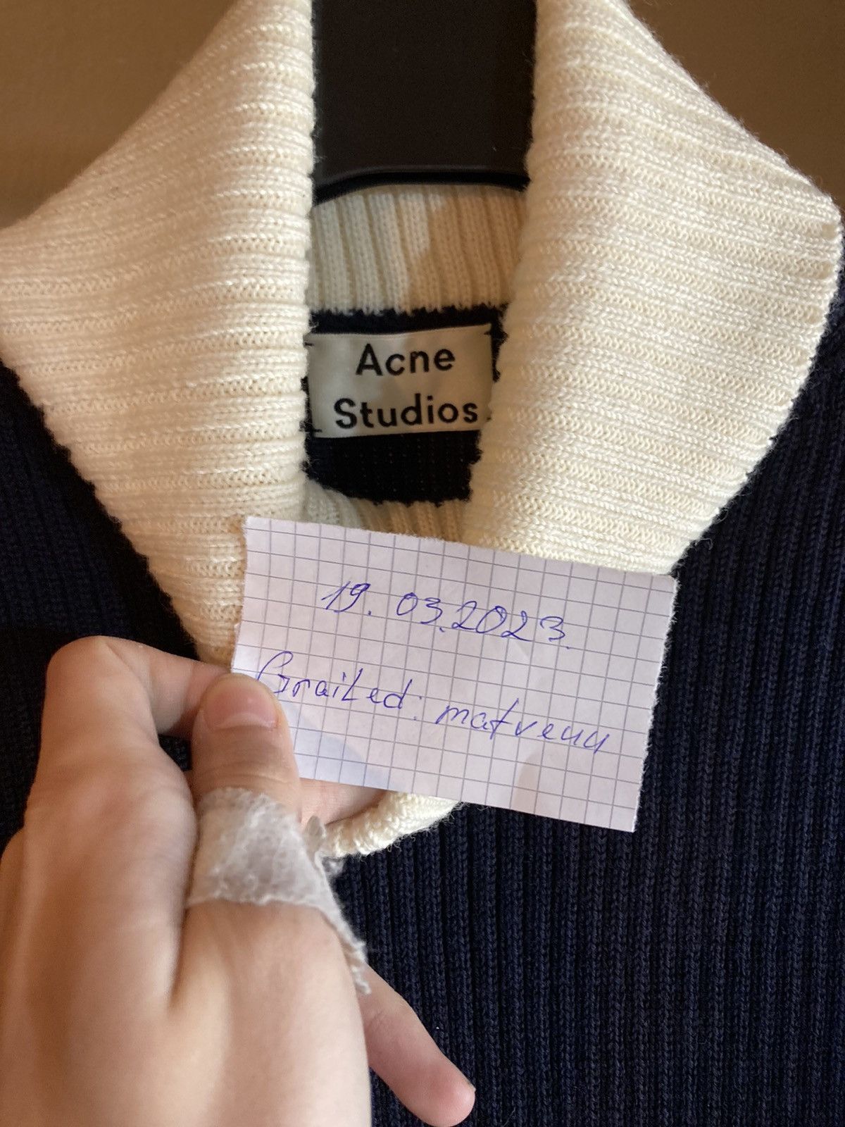 Acne Studios Acne studios turtleneck sweater AW15 Size L / US 10 / IT 46 - 2 Thumbnail
