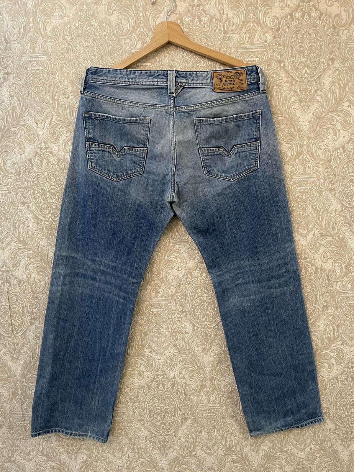 Diesel × Vintage Vintage Diesel Jeans Baby Blue Size US 34 / EU 50 - 1 Thumbnail