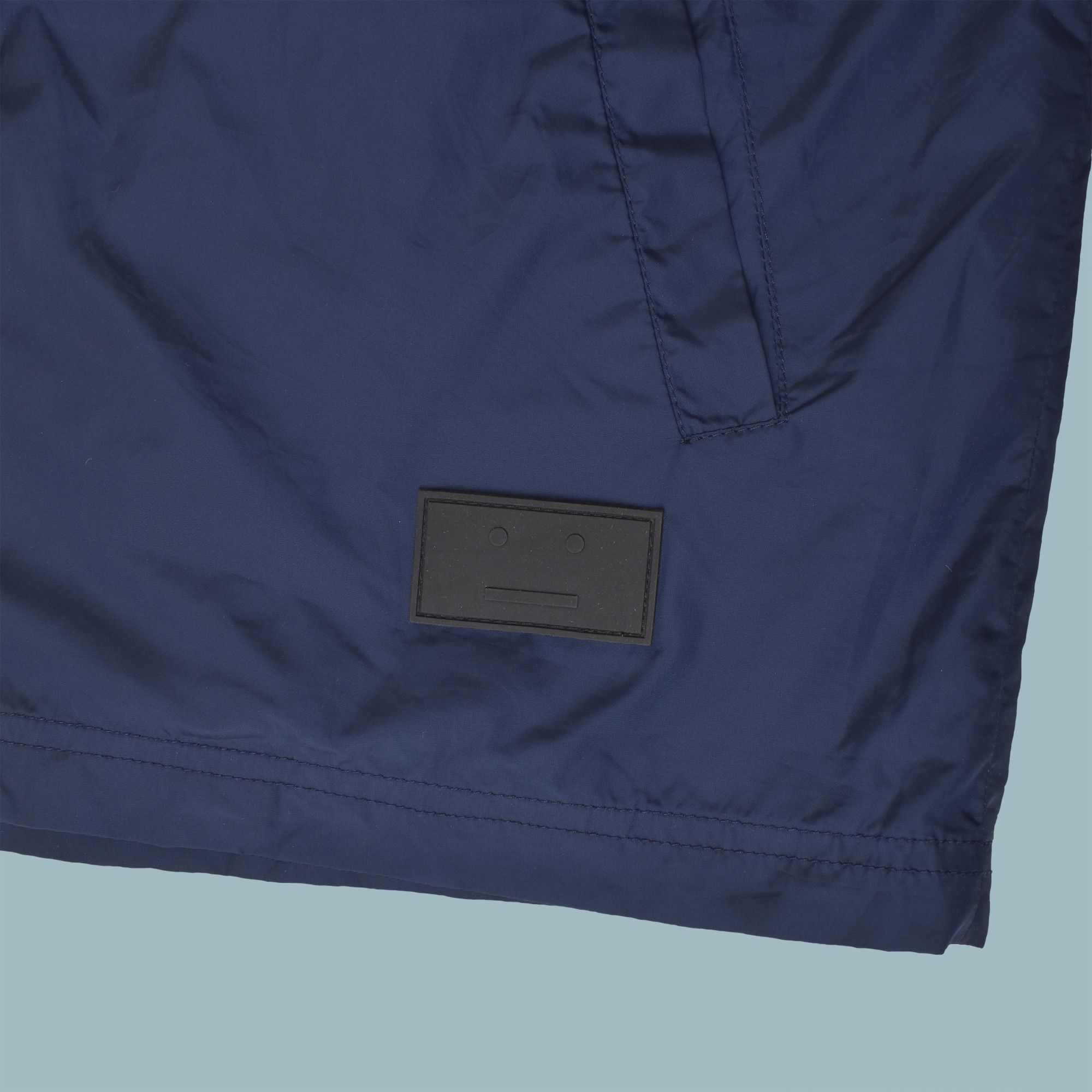 Acne Studios Acne Studios Tony Face Coach Jacket Nylon Padded Navy Size US M / EU 48-50 / 2 - 2 Thumbnail
