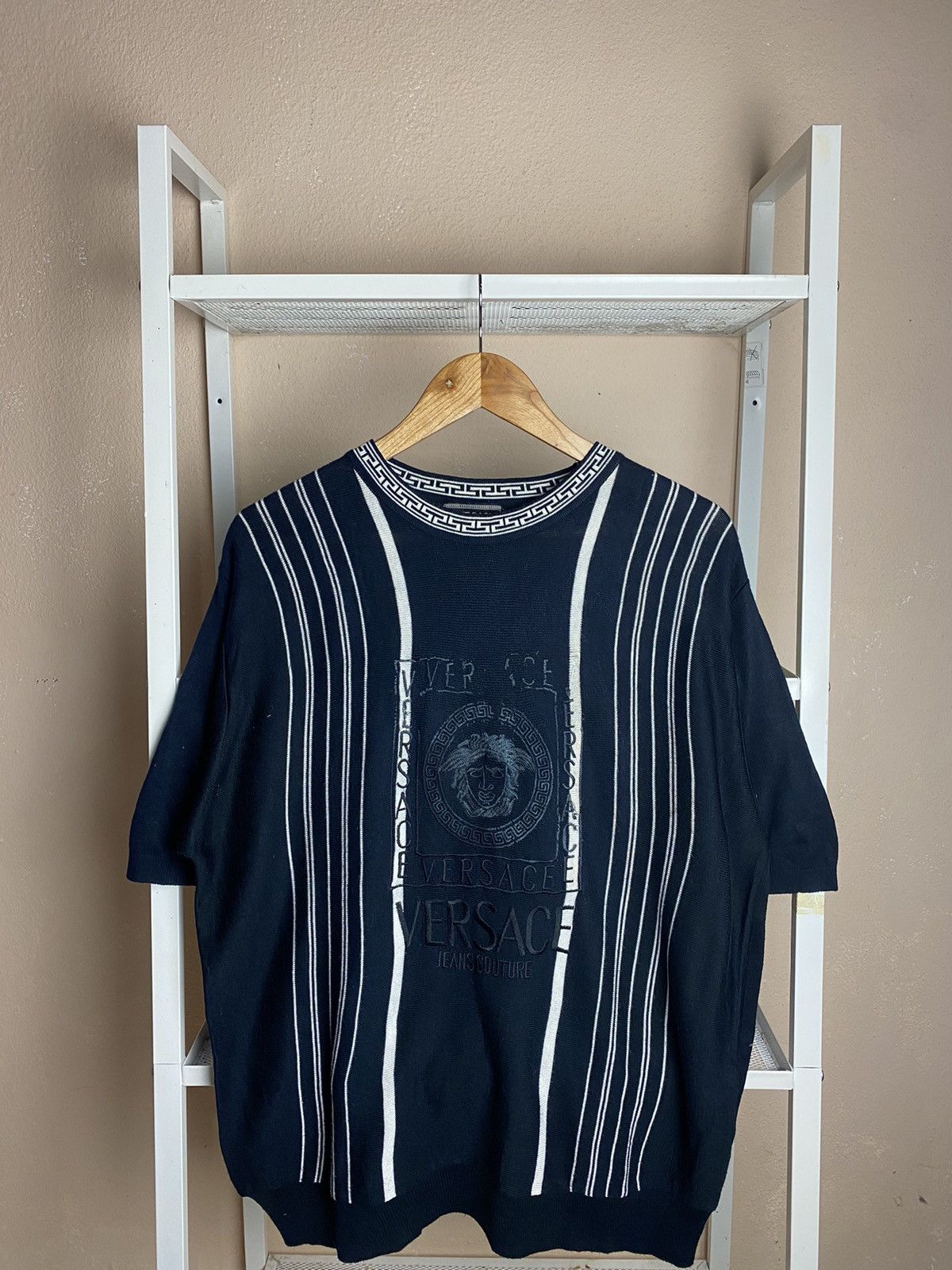 Versace Vintage Versace Wool Embroided Italy Designer ❗️ Size US M / EU 48-50 / 2 - 1 Thumbnail