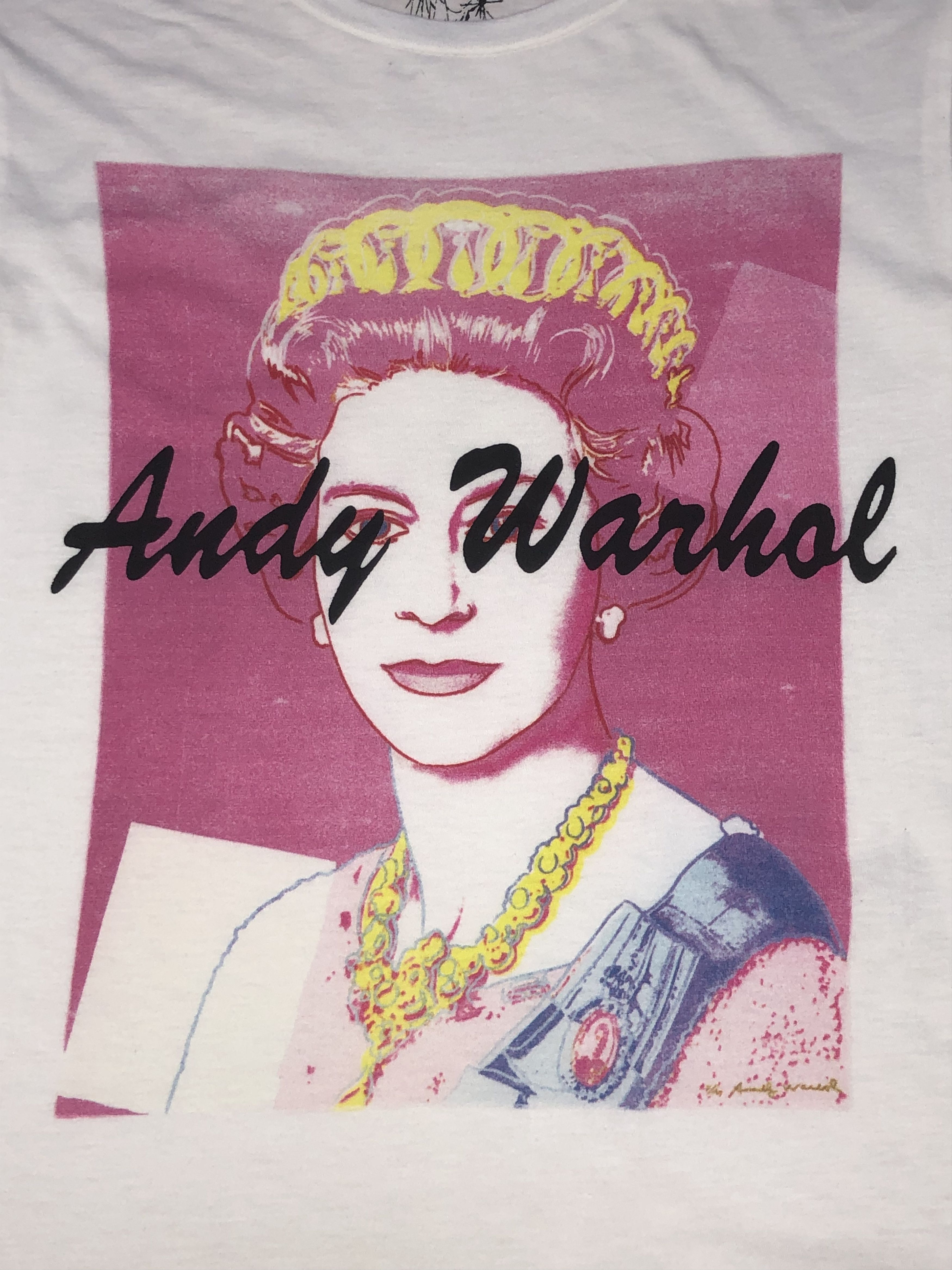 Andy Warhol × Hysteric Glamour RARE🔥HYSTERIC GLAMOUR x ANDY WARHOL QUEEN ELIZABETH II TEE Size US S / EU 44-46 / 1 - 3 Thumbnail