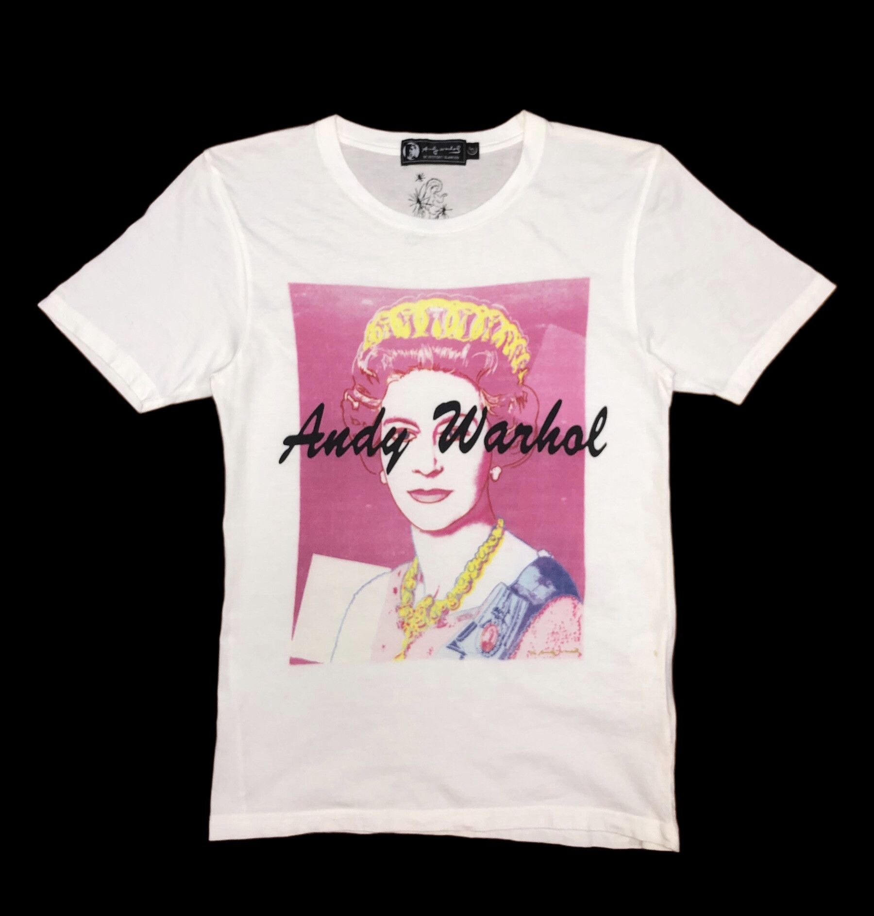 Andy Warhol × Hysteric Glamour RARE🔥HYSTERIC GLAMOUR x ANDY WARHOL QUEEN ELIZABETH II TEE Size US S / EU 44-46 / 1 - 1 Thumbnail