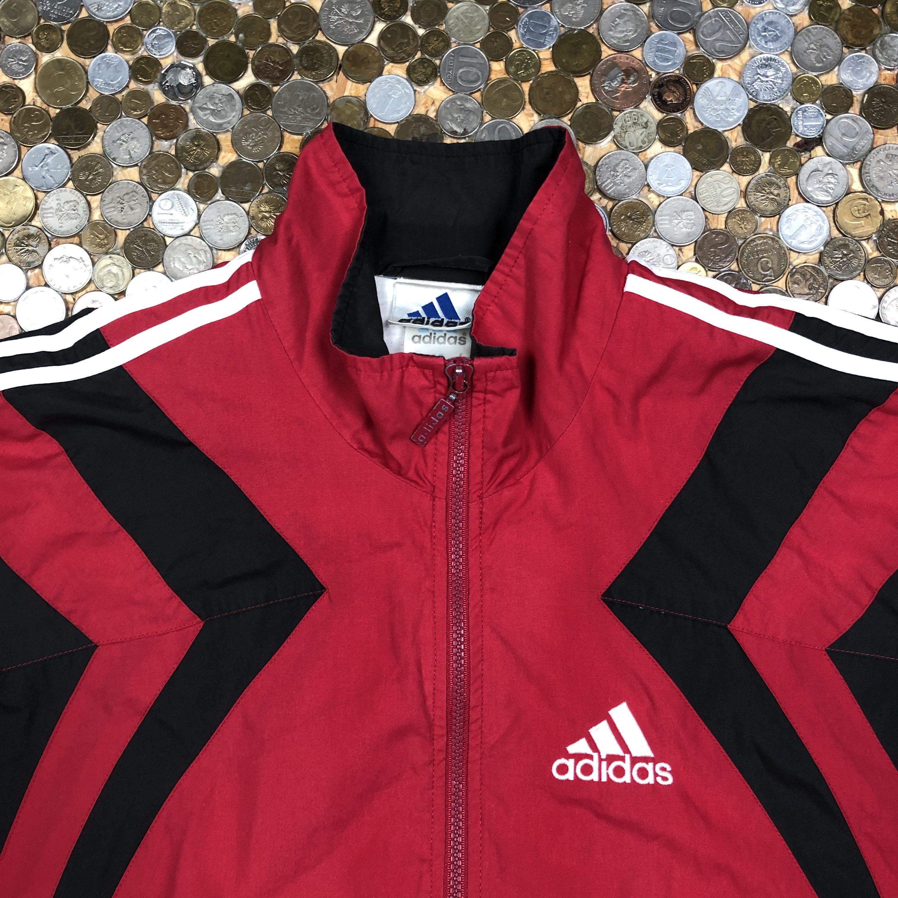 Adidas Adidas Vintage zip sweatshirt tracksuit 90's Size US M / EU 48-50 / 2 - 2 Preview