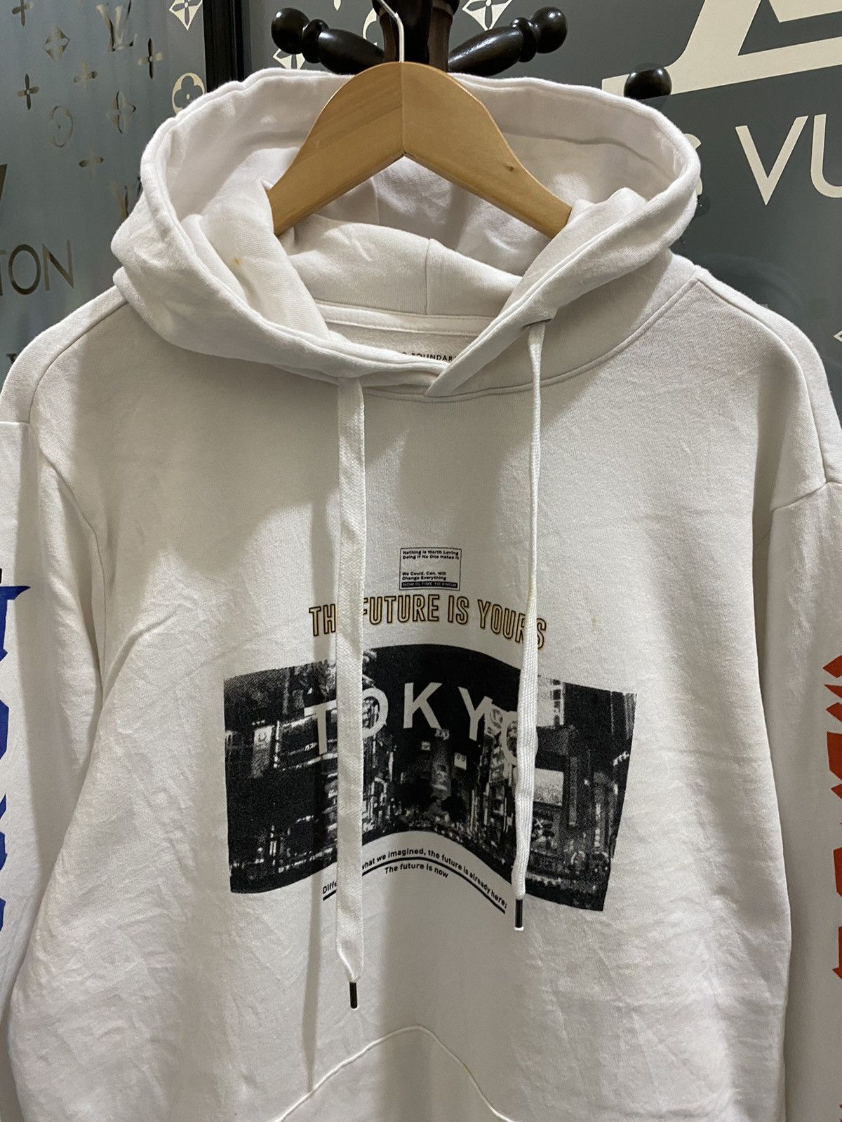 Japanese Brand No Boundaries Hoodies Size US L / EU 52-54 / 3 - 2 Thumbnail