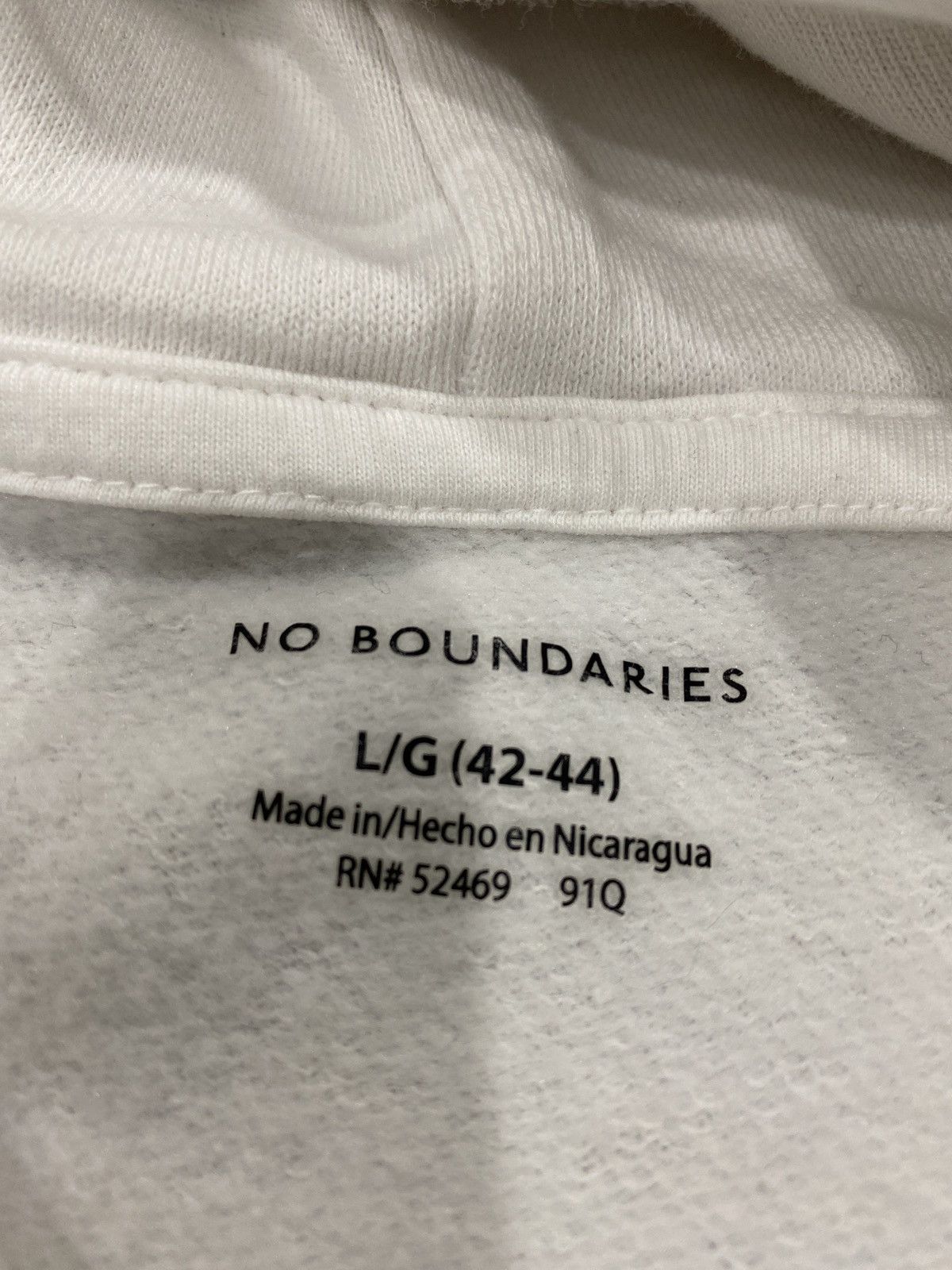 Japanese Brand No Boundaries Hoodies Size US L / EU 52-54 / 3 - 8 Thumbnail
