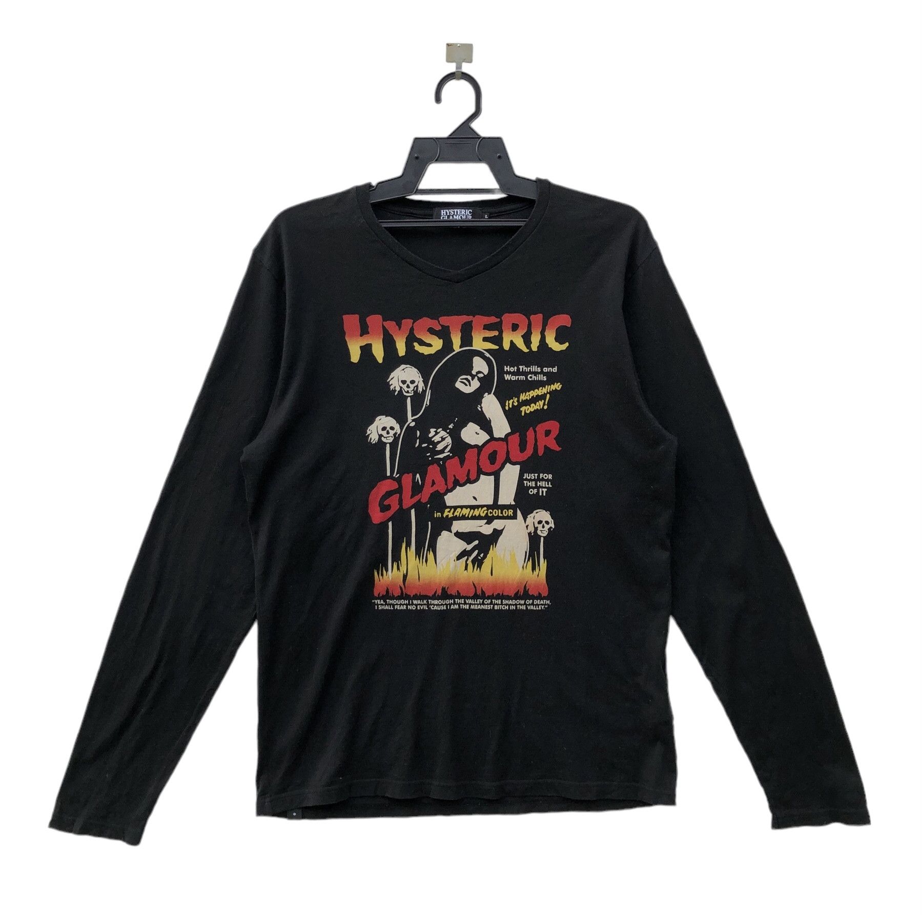 Hysteric Glamour RARE🔥HYSTERIC GLAMOUR HELL BITCH L/S SHIRT Size US L / EU 52-54 / 3 - 1 Thumbnail