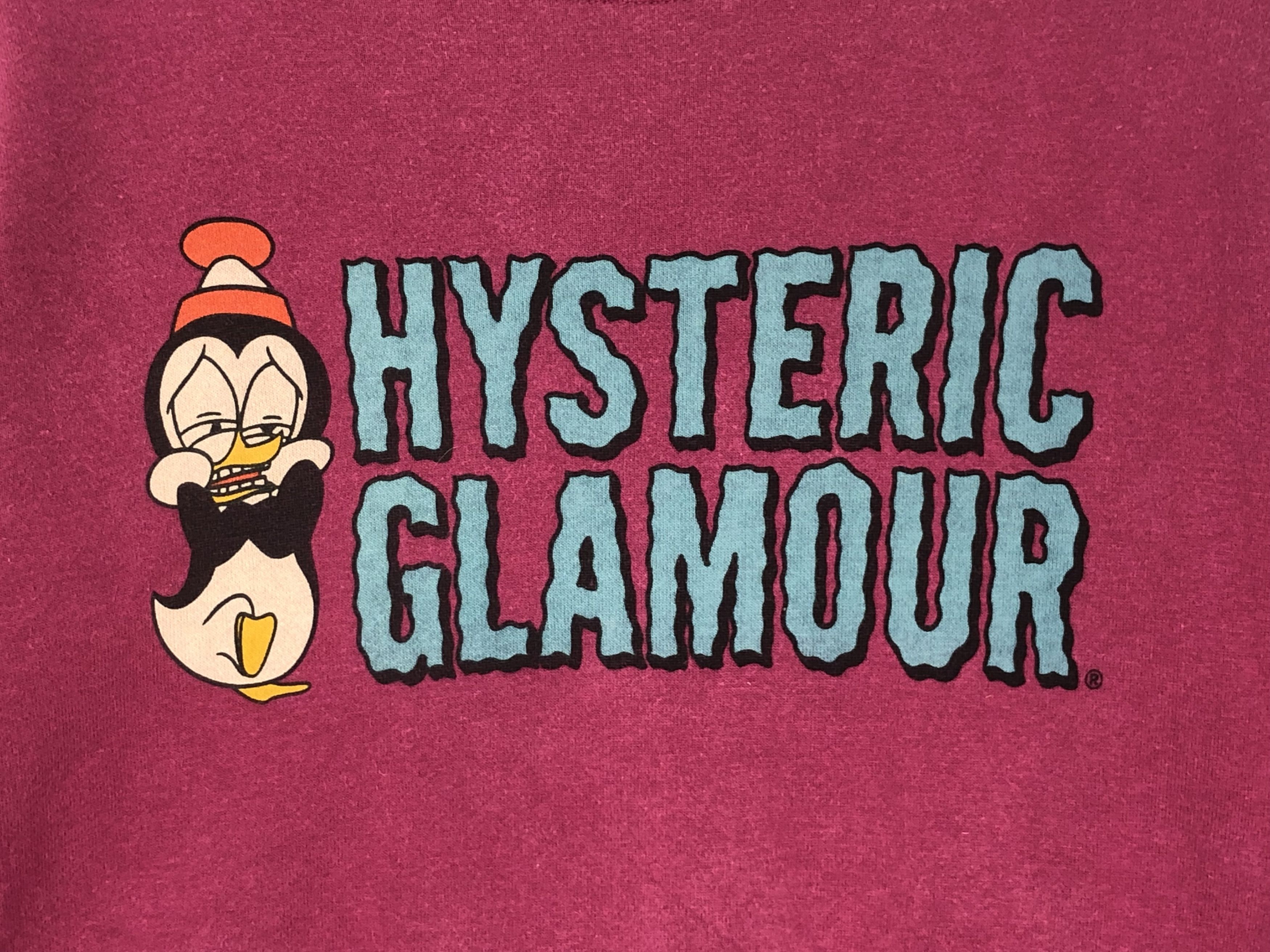 Hysteric Glamour RARE🔥HYSTERIC GLAMOUR X CHILLY WILLY SWEATSHIRT DARK PINK Size S / US 4 / IT 40 - 5 Thumbnail
