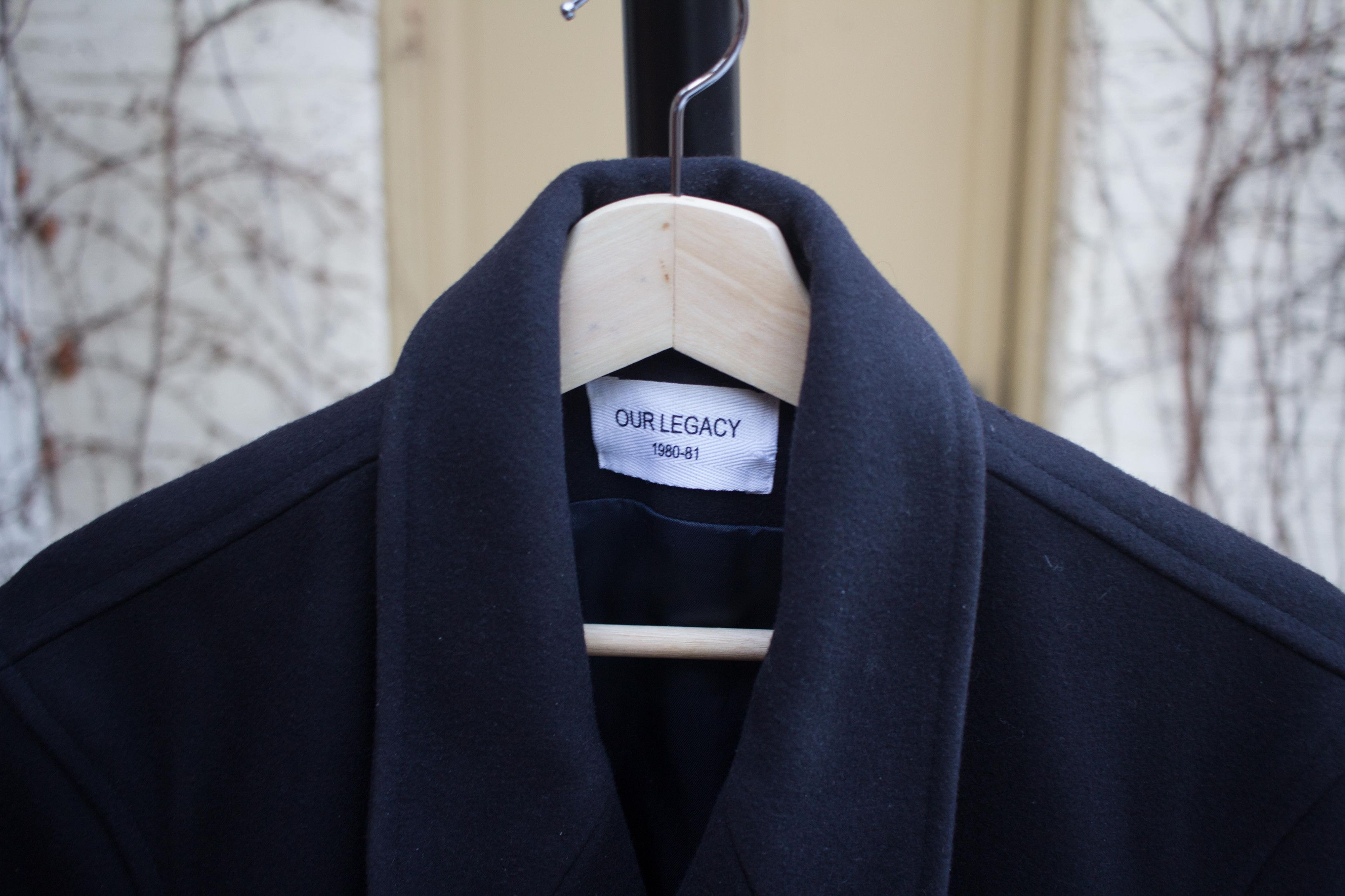 Our Legacy OL Navy Melton Robe Overcoat Size US M / EU 48-50 / 2 - 5 Thumbnail