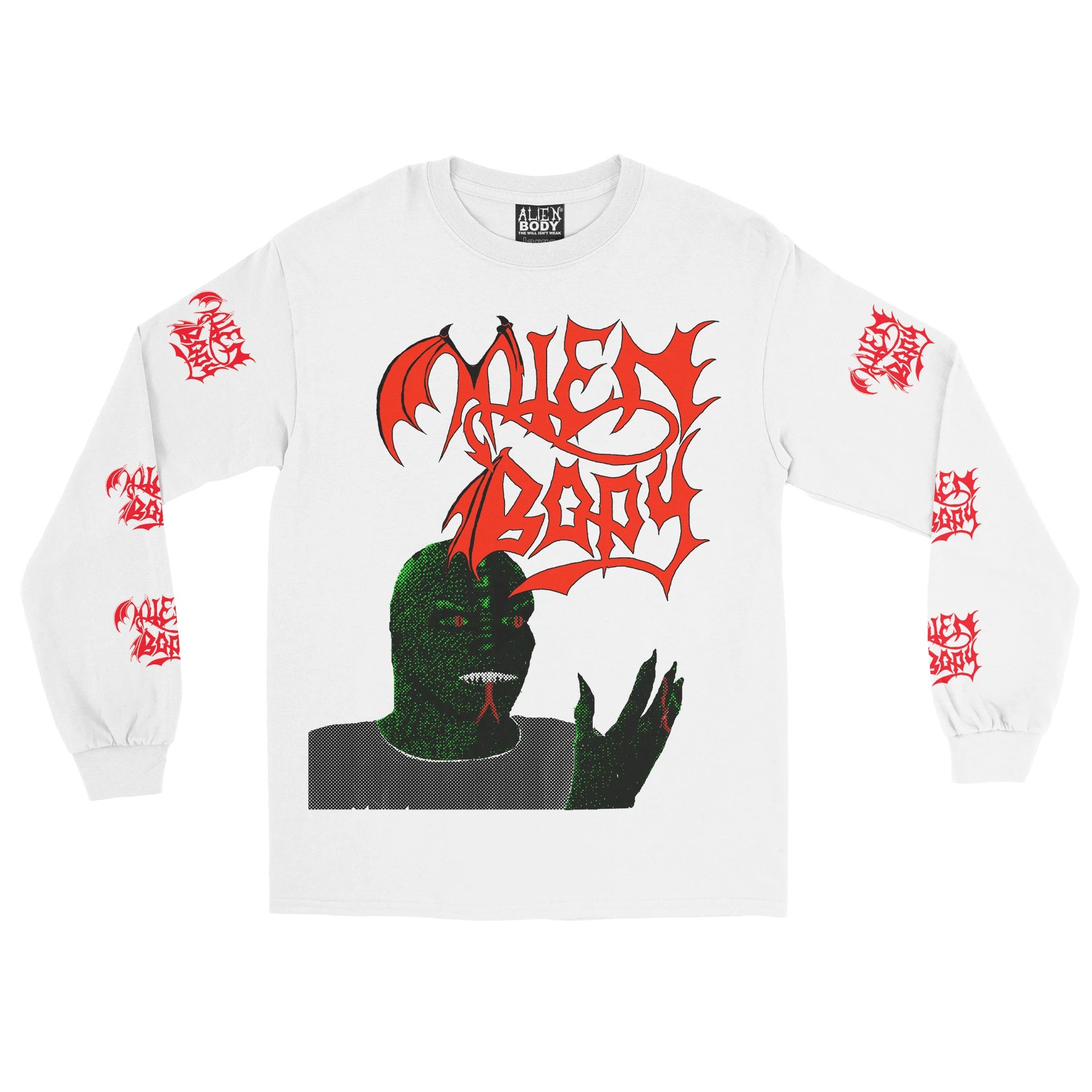 *RARE* ALIEN BODY 'Reptilian Agenda' Long Sleeve T-Shirt