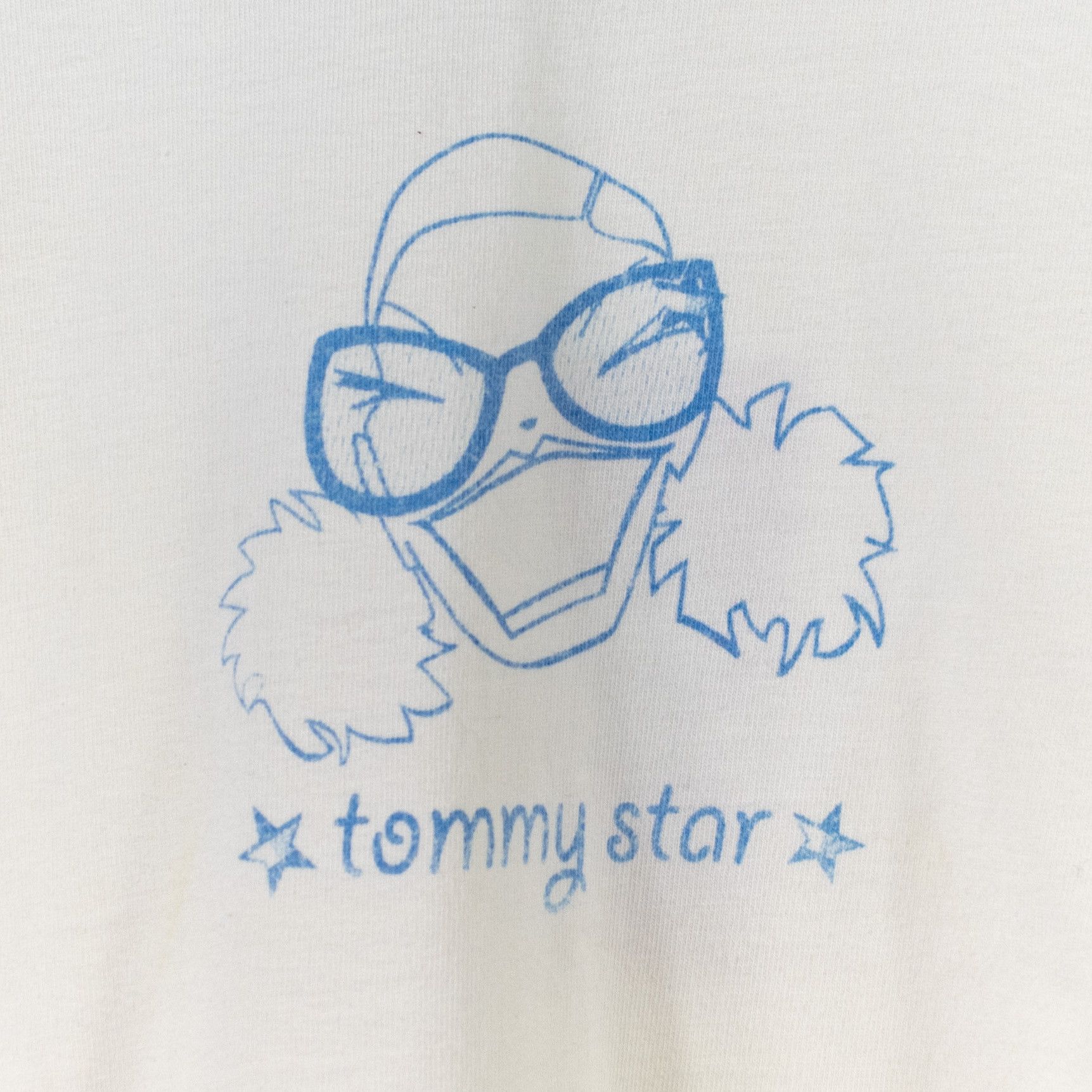 2000 Tommy Hilfiger Tommy Star Cartoon Baby Tee T-Shirt