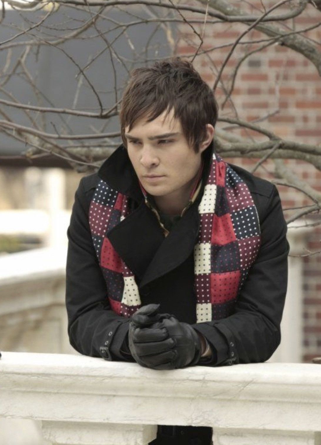 j press patchwork scarf