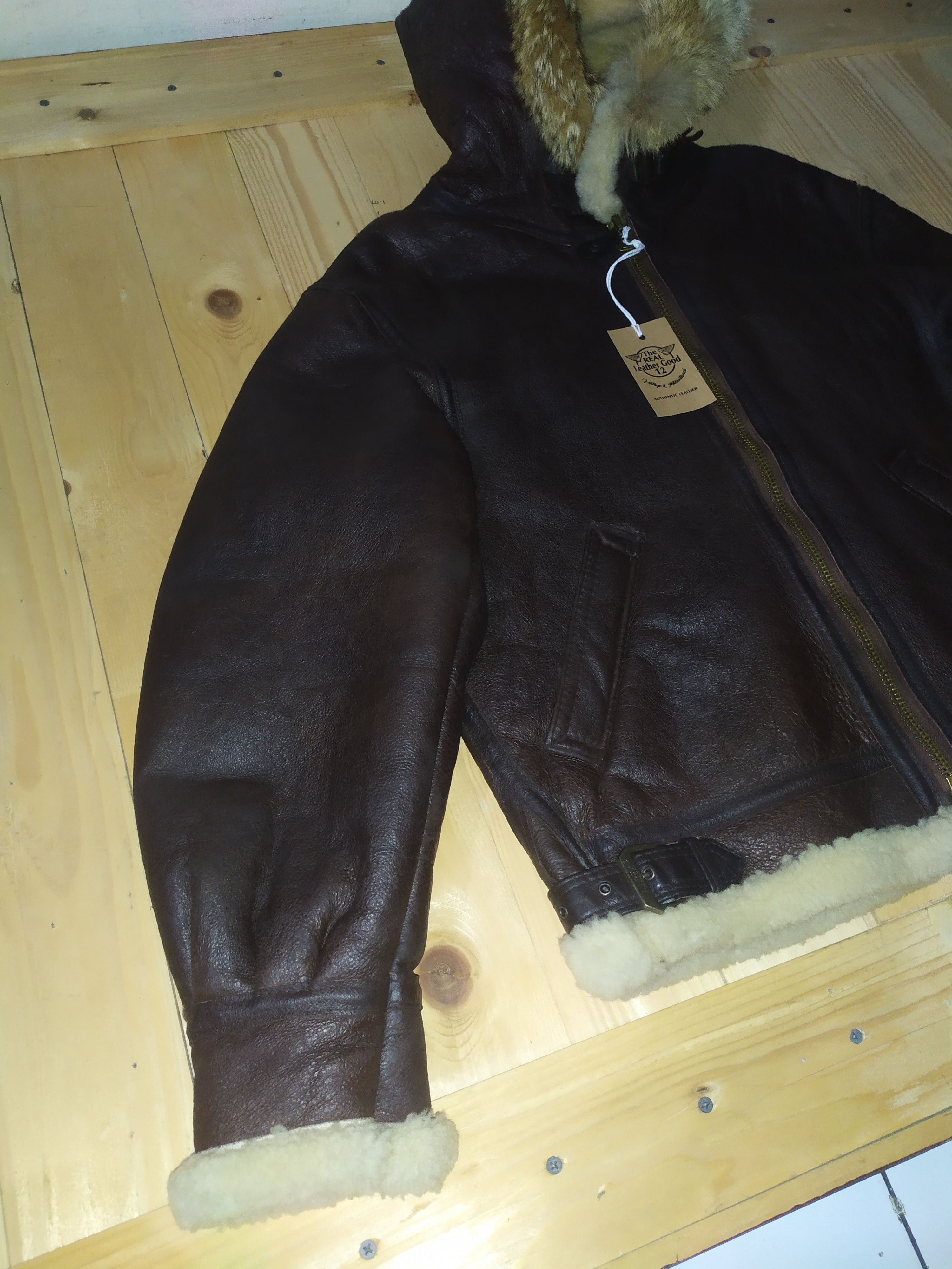 Avirex AVIREX LIMITED LEATHER TYPE B3 SHEEPSKIN HOOD FLIGHT JACKET Size US S / EU 44-46 / 1 - 9 Thumbnail