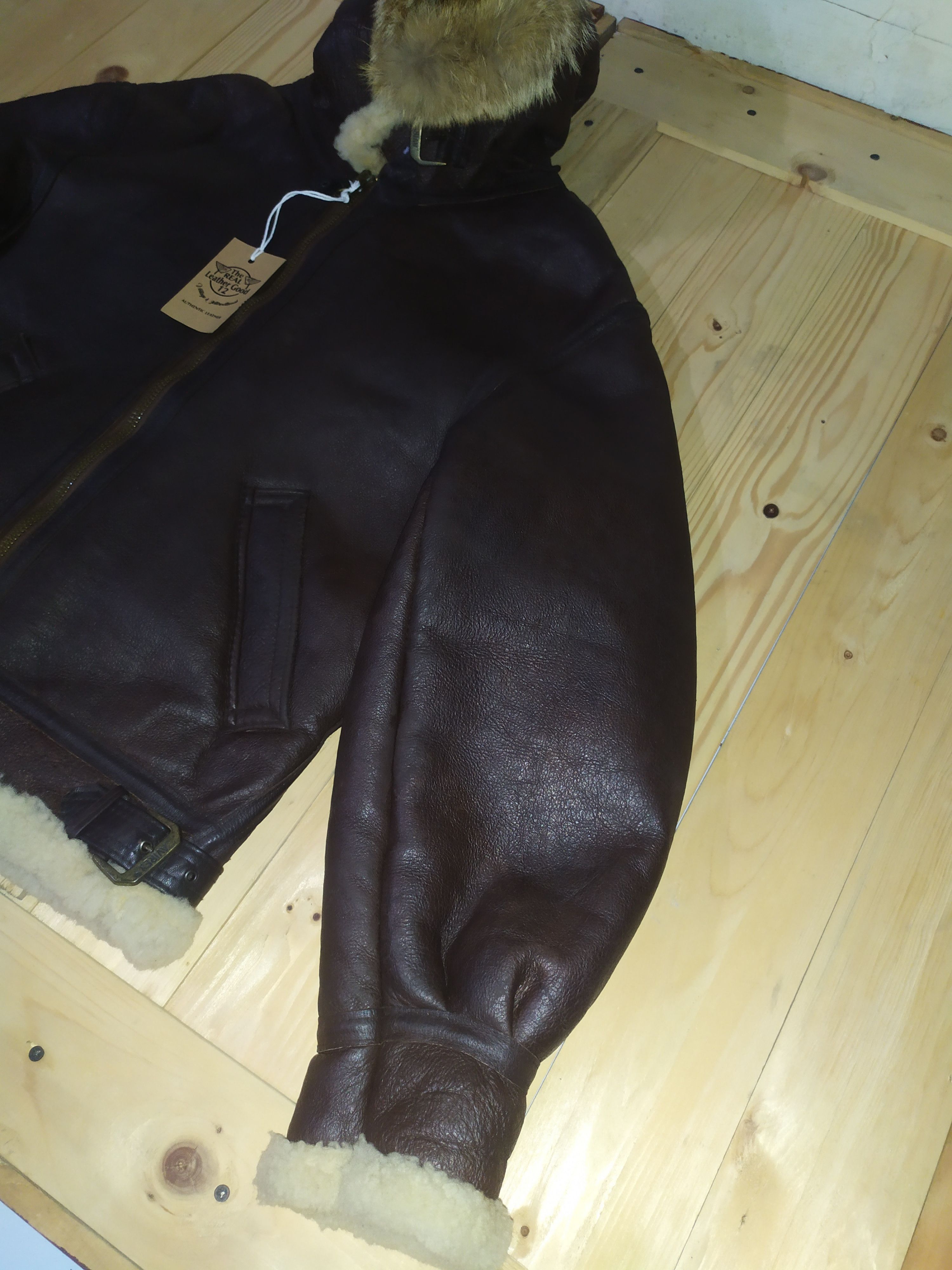Avirex AVIREX LIMITED LEATHER TYPE B3 SHEEPSKIN HOOD FLIGHT JACKET Size US S / EU 44-46 / 1 - 8 Thumbnail