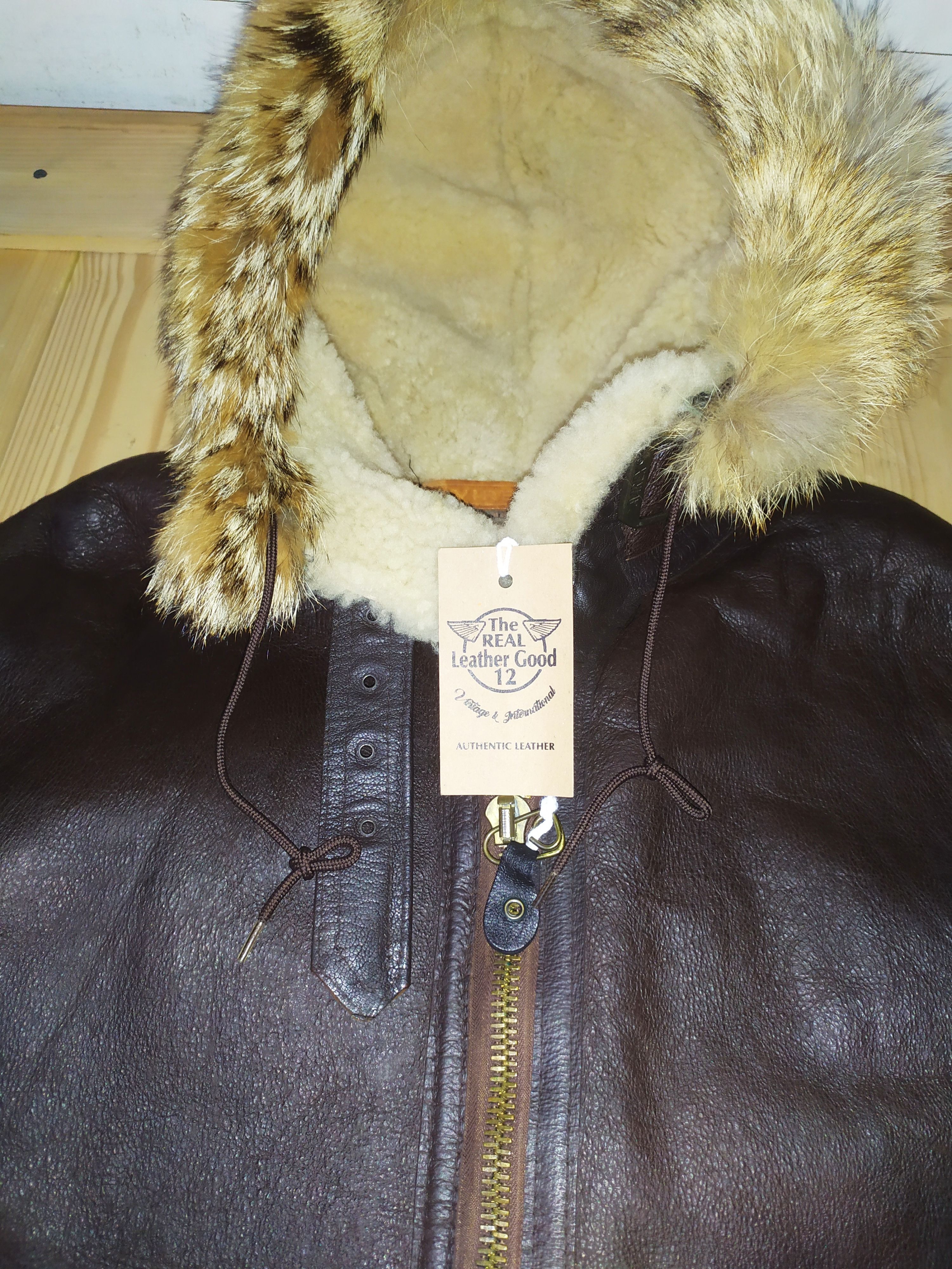 Avirex AVIREX LIMITED LEATHER TYPE B3 SHEEPSKIN HOOD FLIGHT JACKET Size US S / EU 44-46 / 1 - 7 Thumbnail