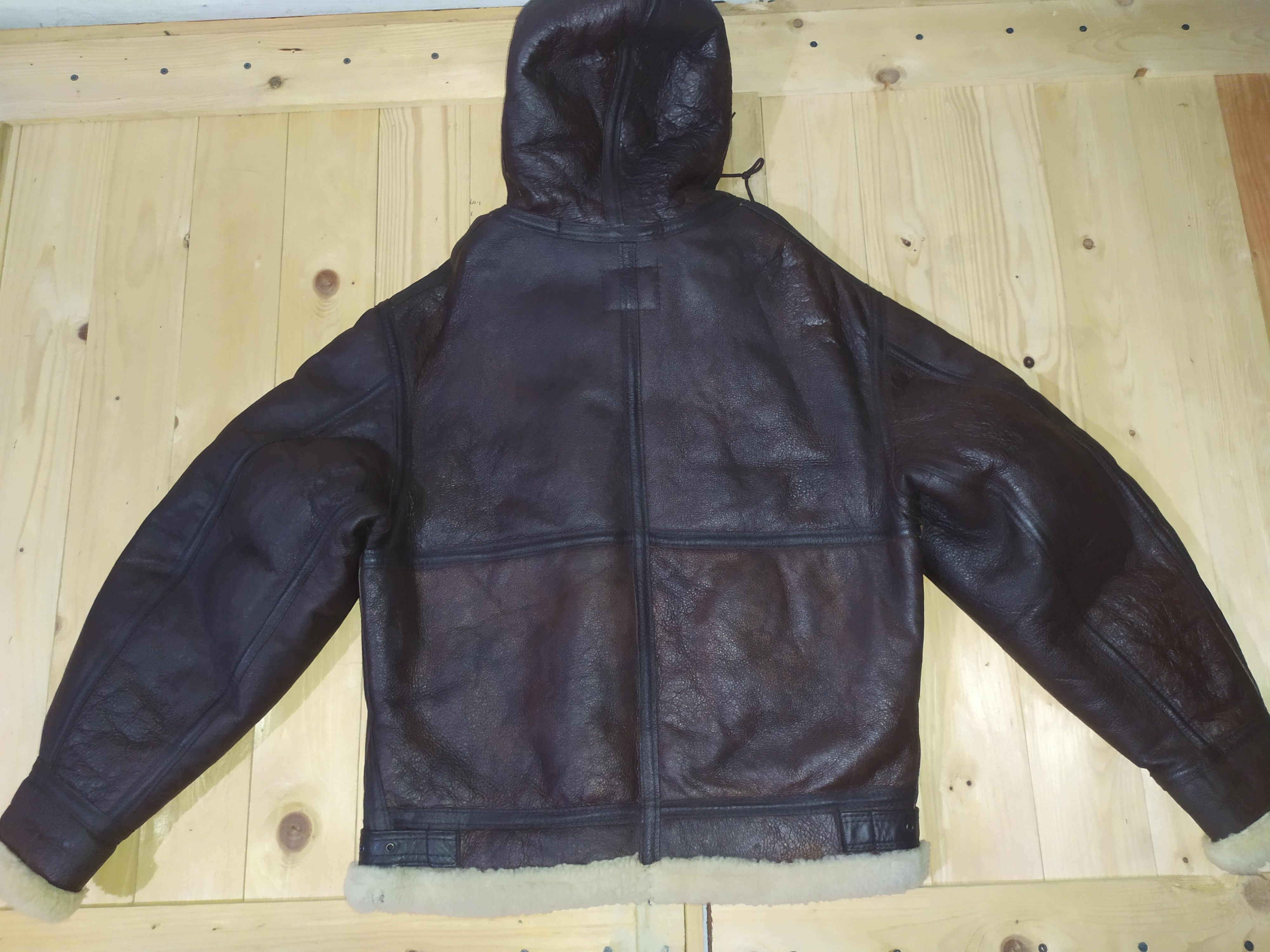 Avirex AVIREX LIMITED LEATHER TYPE B3 SHEEPSKIN HOOD FLIGHT JACKET Size US S / EU 44-46 / 1 - 14 Thumbnail