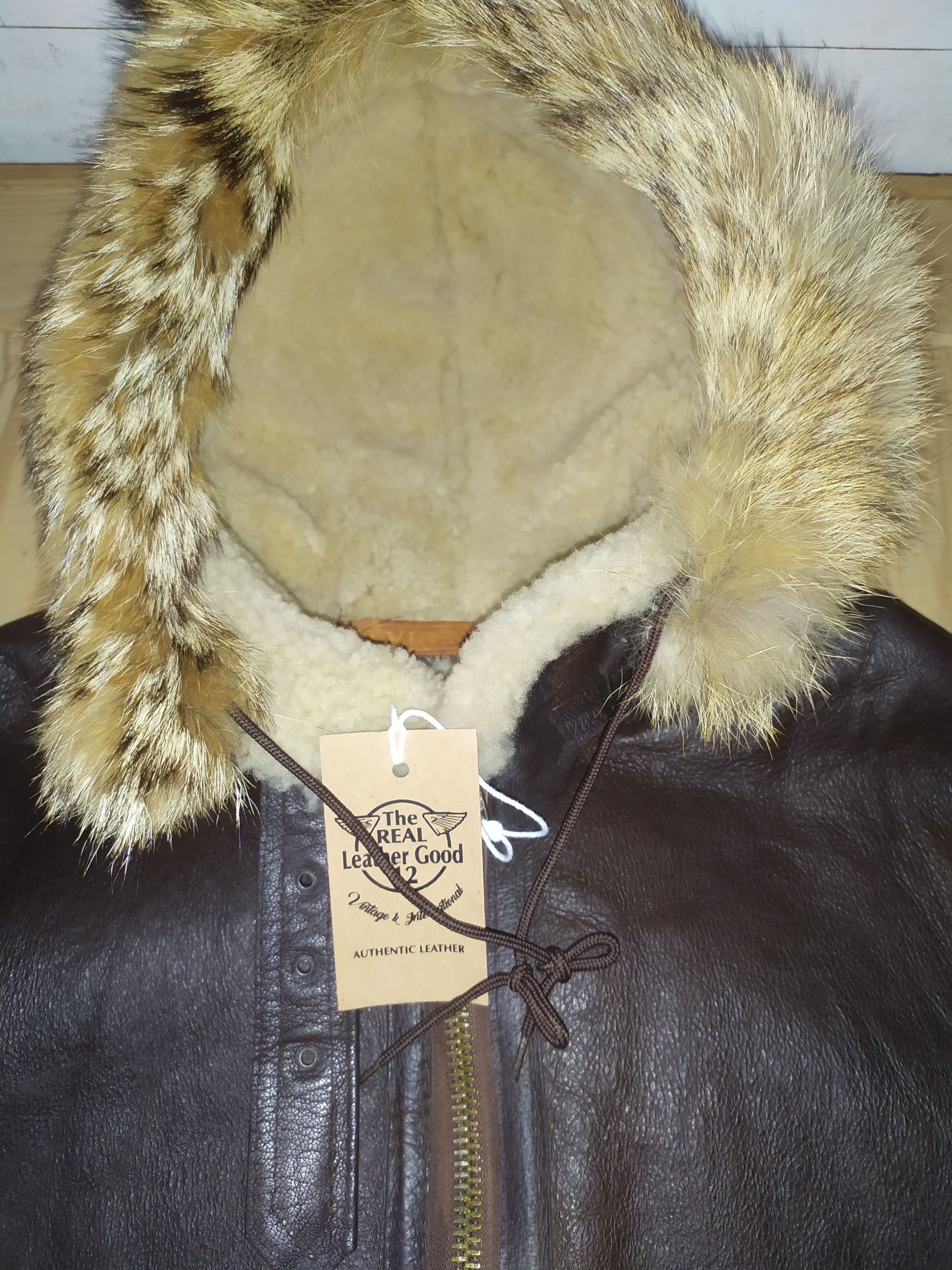 Avirex AVIREX LIMITED LEATHER TYPE B3 SHEEPSKIN HOOD FLIGHT JACKET Size US S / EU 44-46 / 1 - 6 Thumbnail