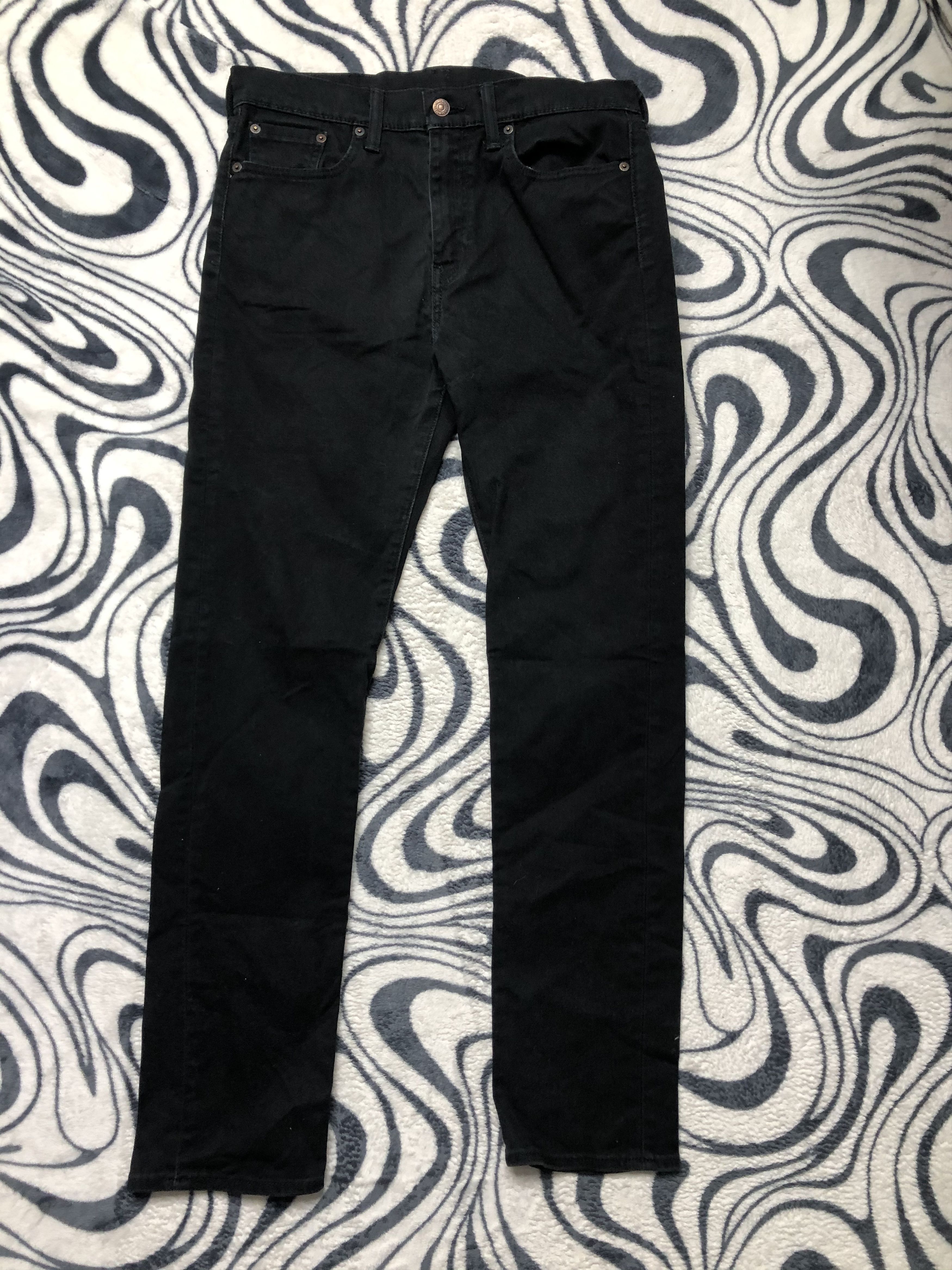 Levi's Levis 522 Vintage Mens Black Denim Pants Jeans Size US 30 / EU 46 - 4 Thumbnail