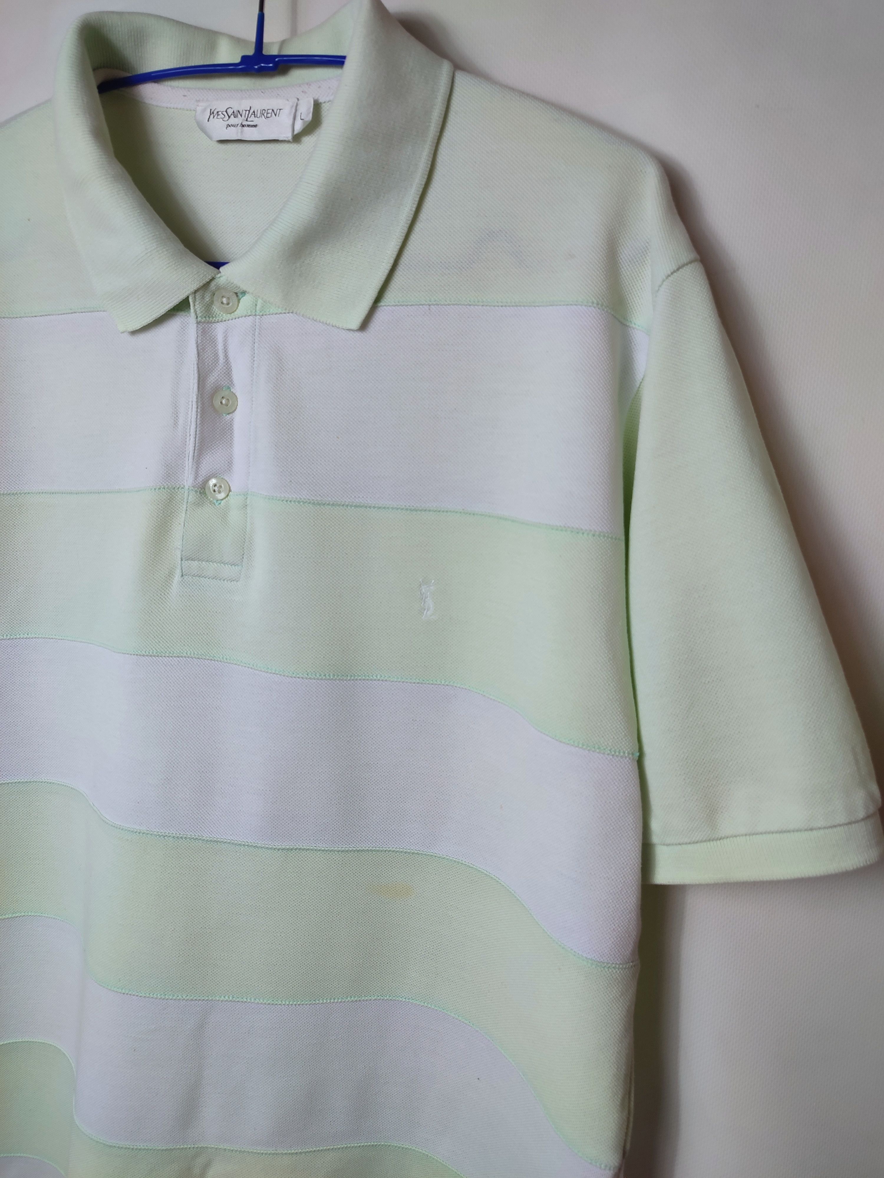 Other Vintage YSL lime t-shirt Size US L / EU 52-54 / 3 - 2 Thumbnail