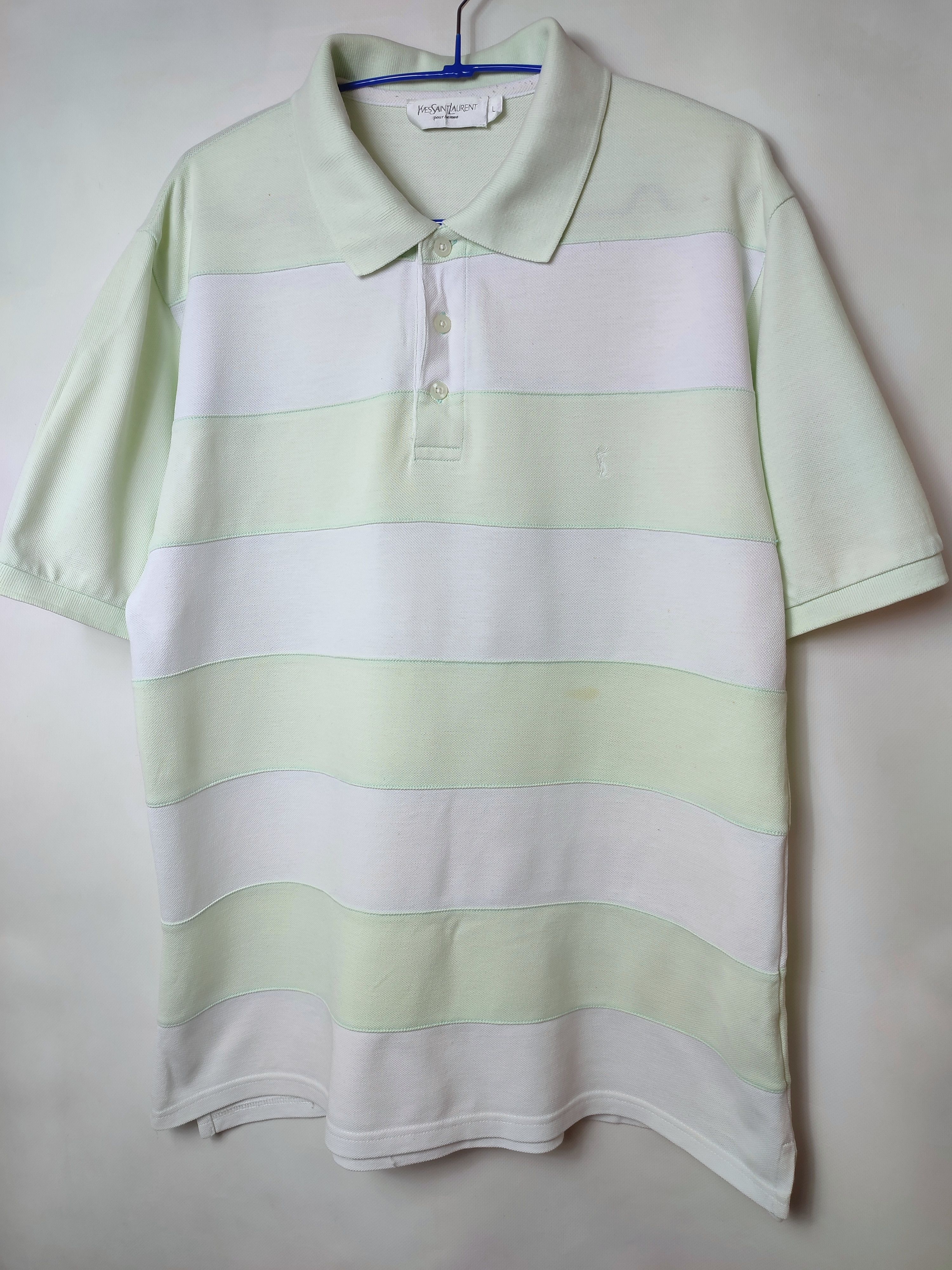 Other Vintage YSL lime t-shirt Size US L / EU 52-54 / 3 - 1 Thumbnail