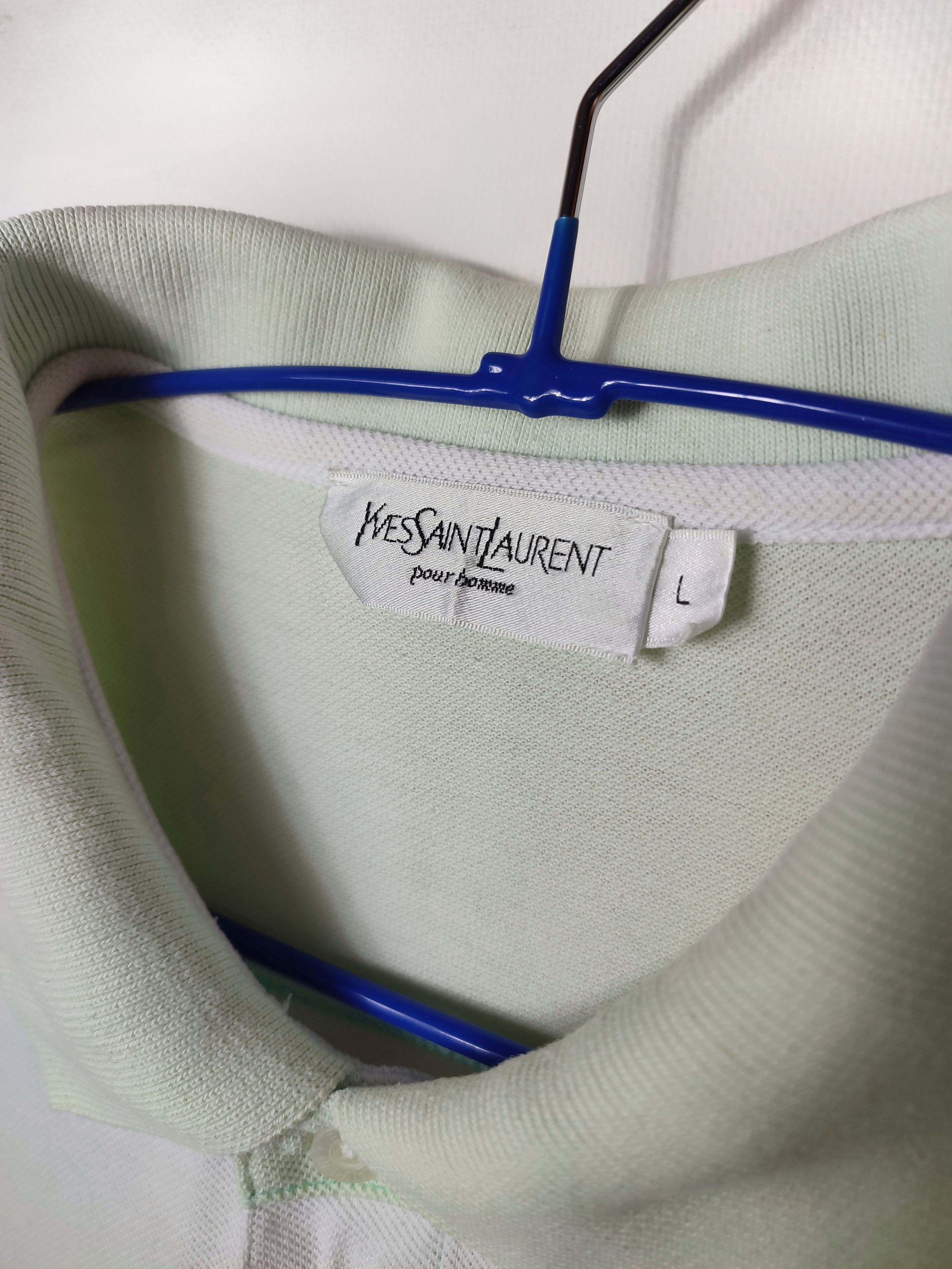 Other Vintage YSL lime t-shirt Size US L / EU 52-54 / 3 - 4 Thumbnail