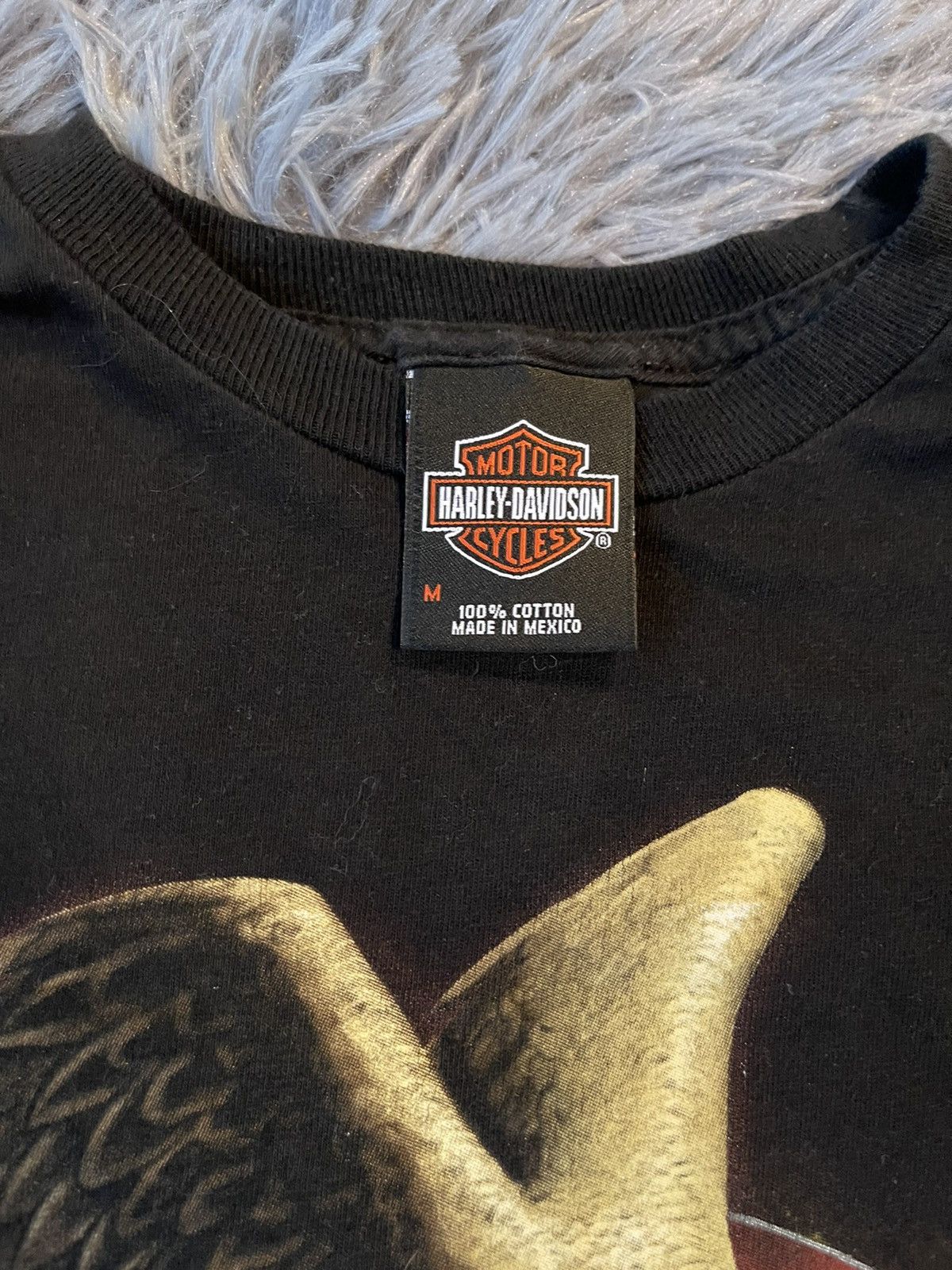 Harley Davidson × Vintage Harley Davidson 2009 vintage Y2K eagle t-shirt Size US M / EU 48-50 / 2 - 4 Thumbnail