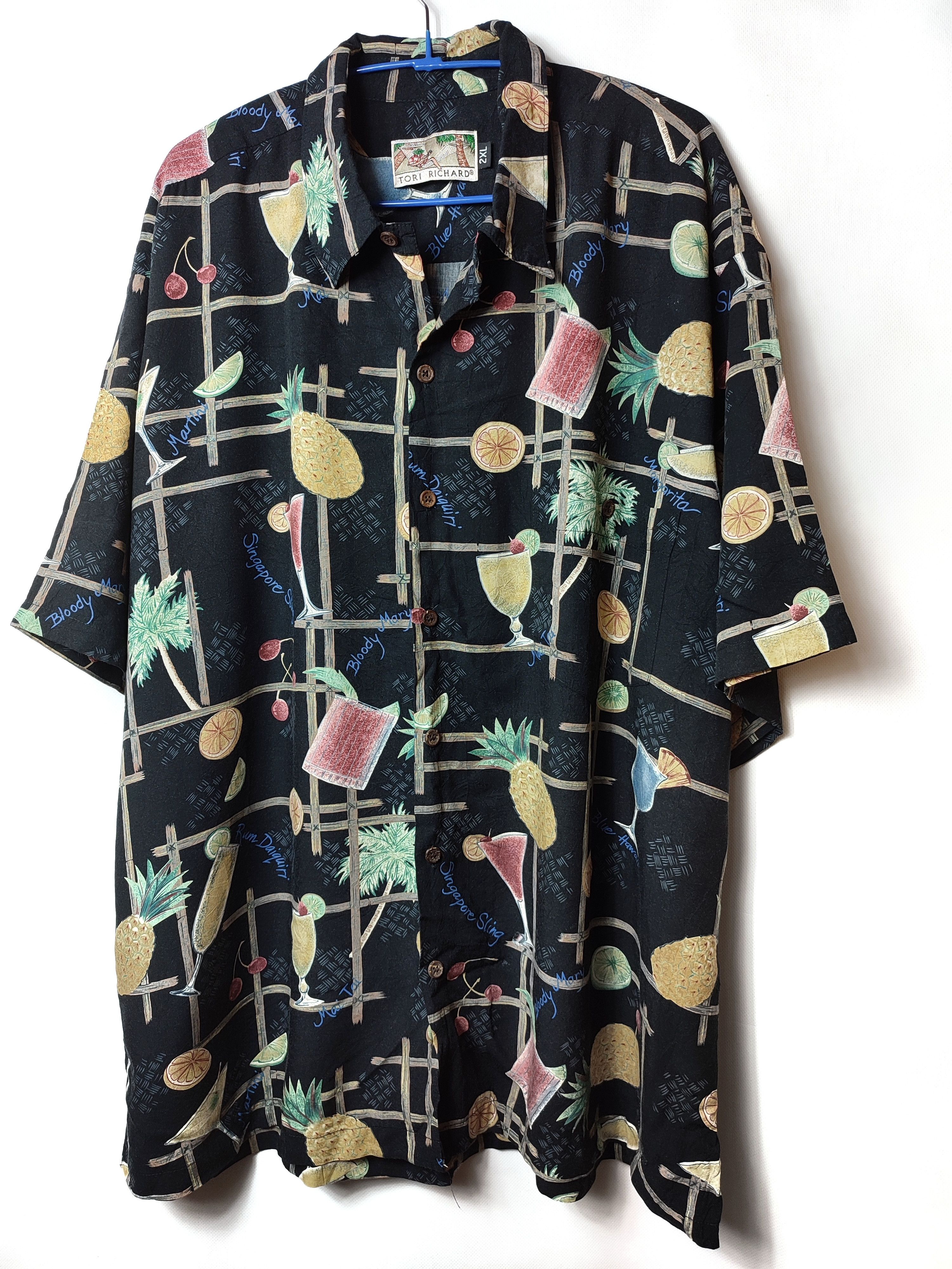 Tori Richard Vintage Cocktails Hawaiian shirt Size US XL / EU 56 / 4 - 1 Thumbnail