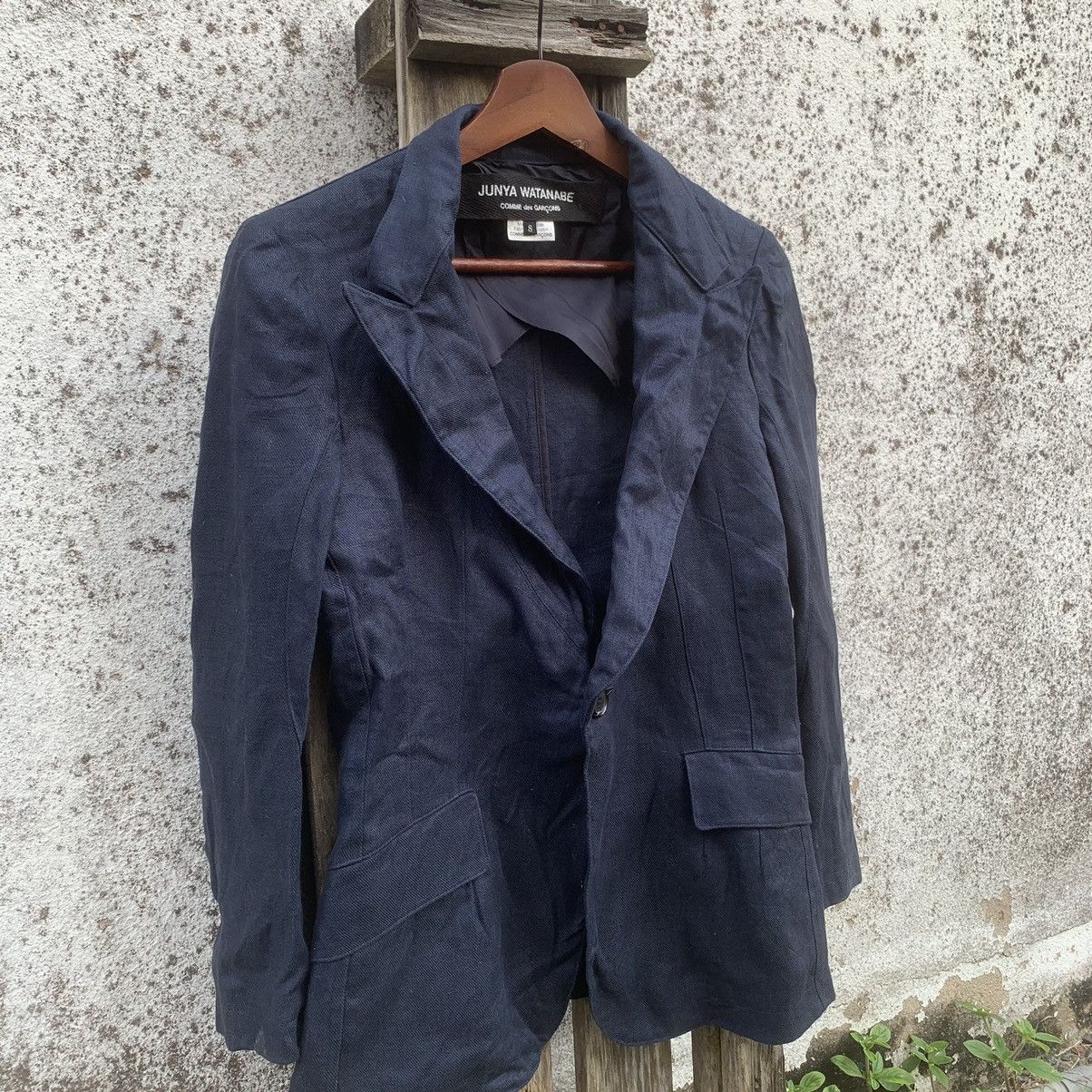 Comme des Garcons × Designer × Junya Watanabe COMME DES GARCONS JUNYA WATANABE DOUBLE BREAST BLAZER JACKET Size S / US 4 / IT 40 - 1 Thumbnail