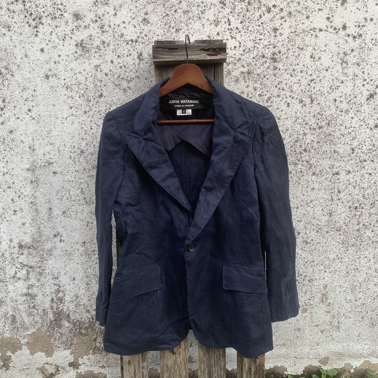 Comme des Garcons × Designer × Junya Watanabe COMME DES GARCONS JUNYA WATANABE DOUBLE BREAST BLAZER JACKET Size S / US 4 / IT 40 - 2 Thumbnail