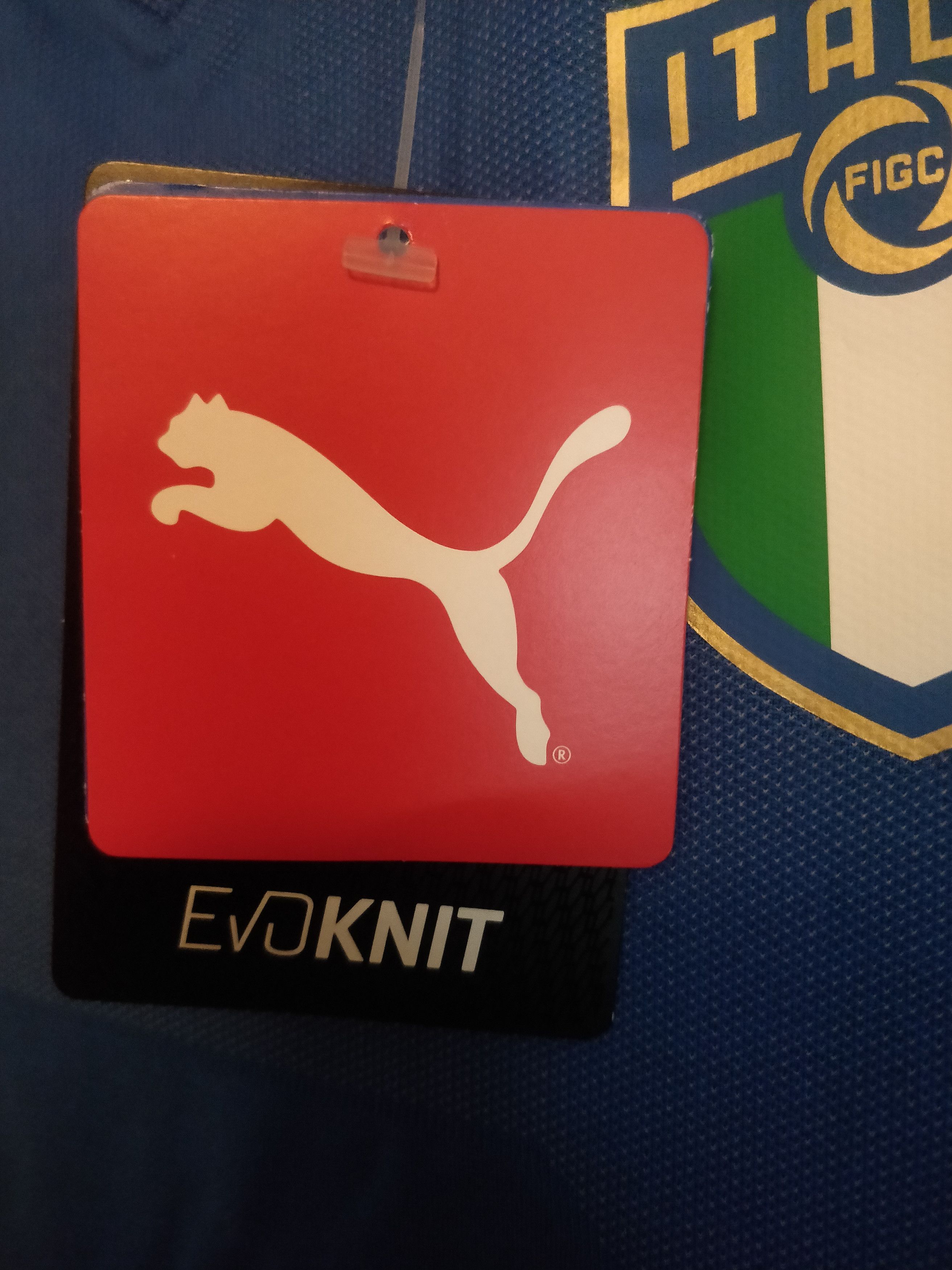 Puma Italy BNWT 2018 Player Issue Home Jersey Puma Size US L / EU 52-54 / 3 - 11 Thumbnail