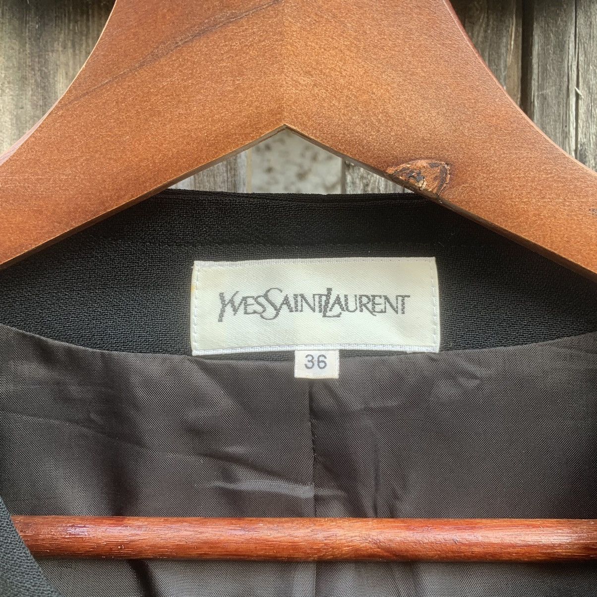 Vintage × Yves Saint Laurent 💥STEALS💥VINTAGE YVES SAINT LAURENT BLANK YSL BLAZER JACKET Size S / US 4 / IT 40 - 8 Thumbnail